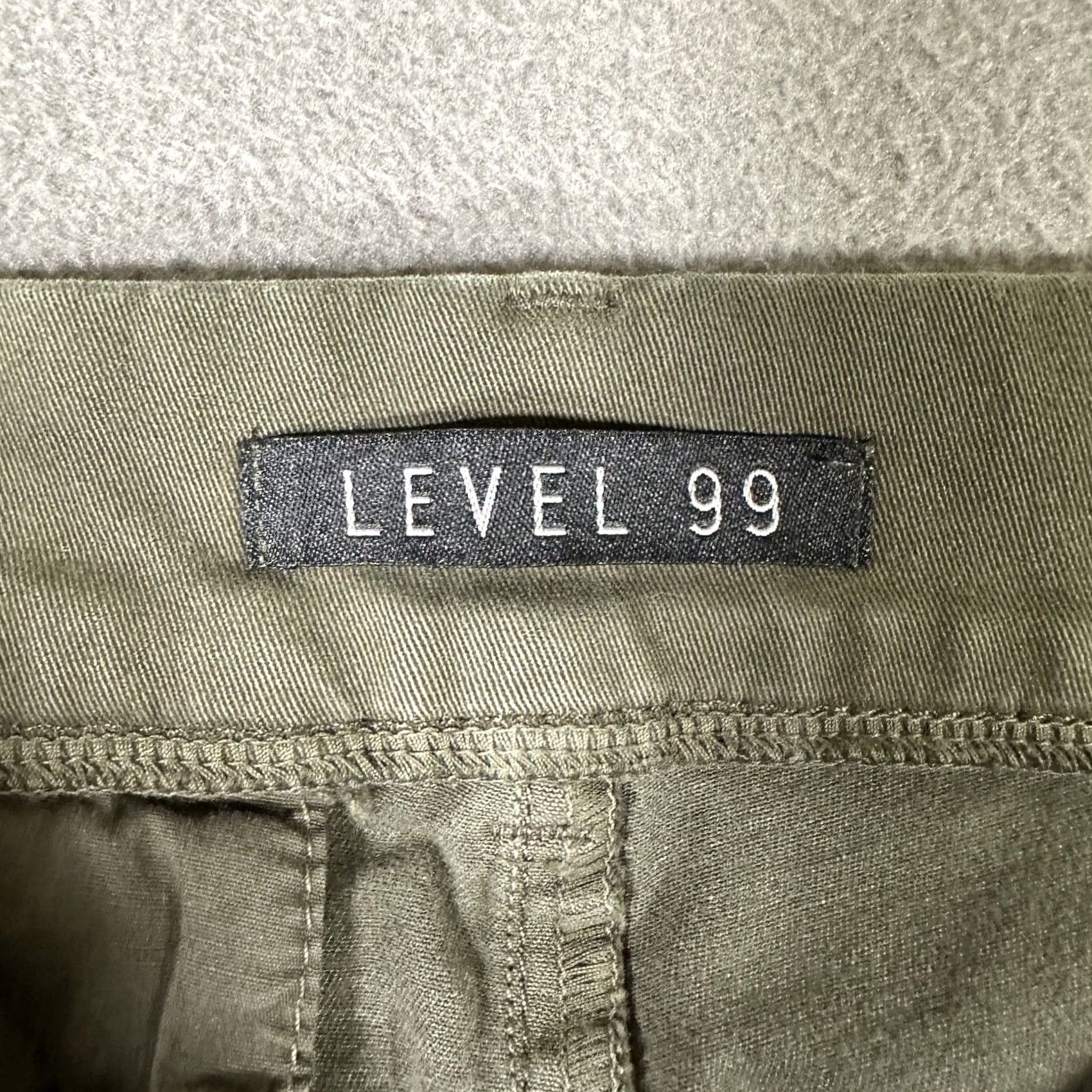 Anthropologie Anthropologie Level 99 Pants Women's 25 Olive Green Bootcut Stripe Hook and Eye Size 42" / US 20 - 3 Thumbnail