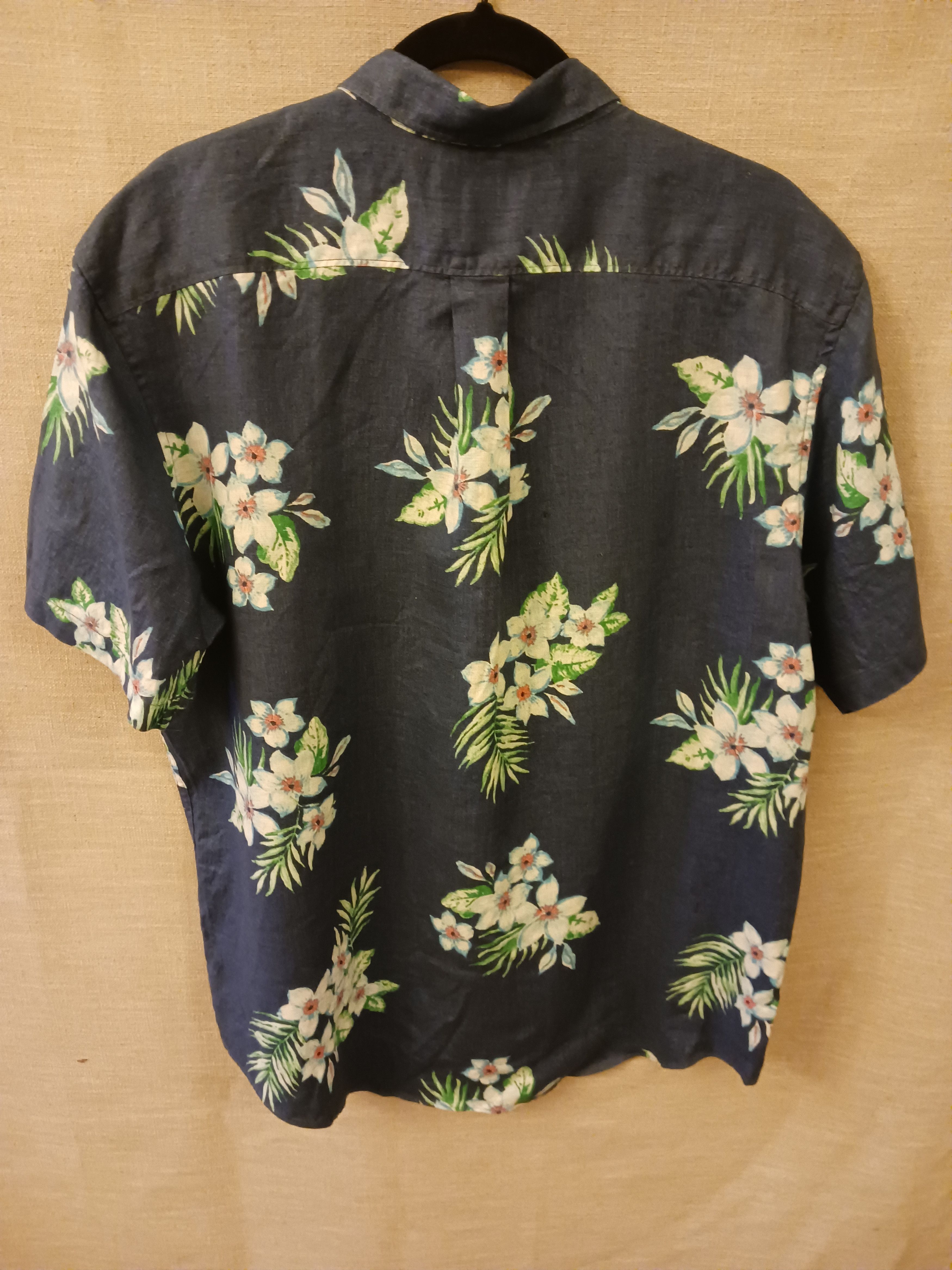 Eddie Bauer NWOT 100% Linen Floral Short Sleeve Shirt Size US M / EU 48-50 / 2 - 2 Thumbnail