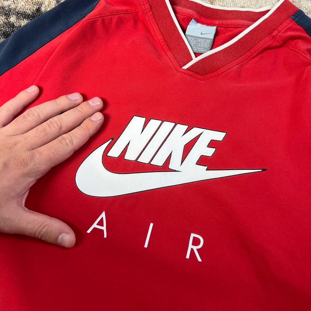 Nike Nike Air Vintage Y2K Big 3D Logo T-Shirt Streetwear 90s 1TS6 Size US M / EU 48-50 / 2 - 3 Thumbnail