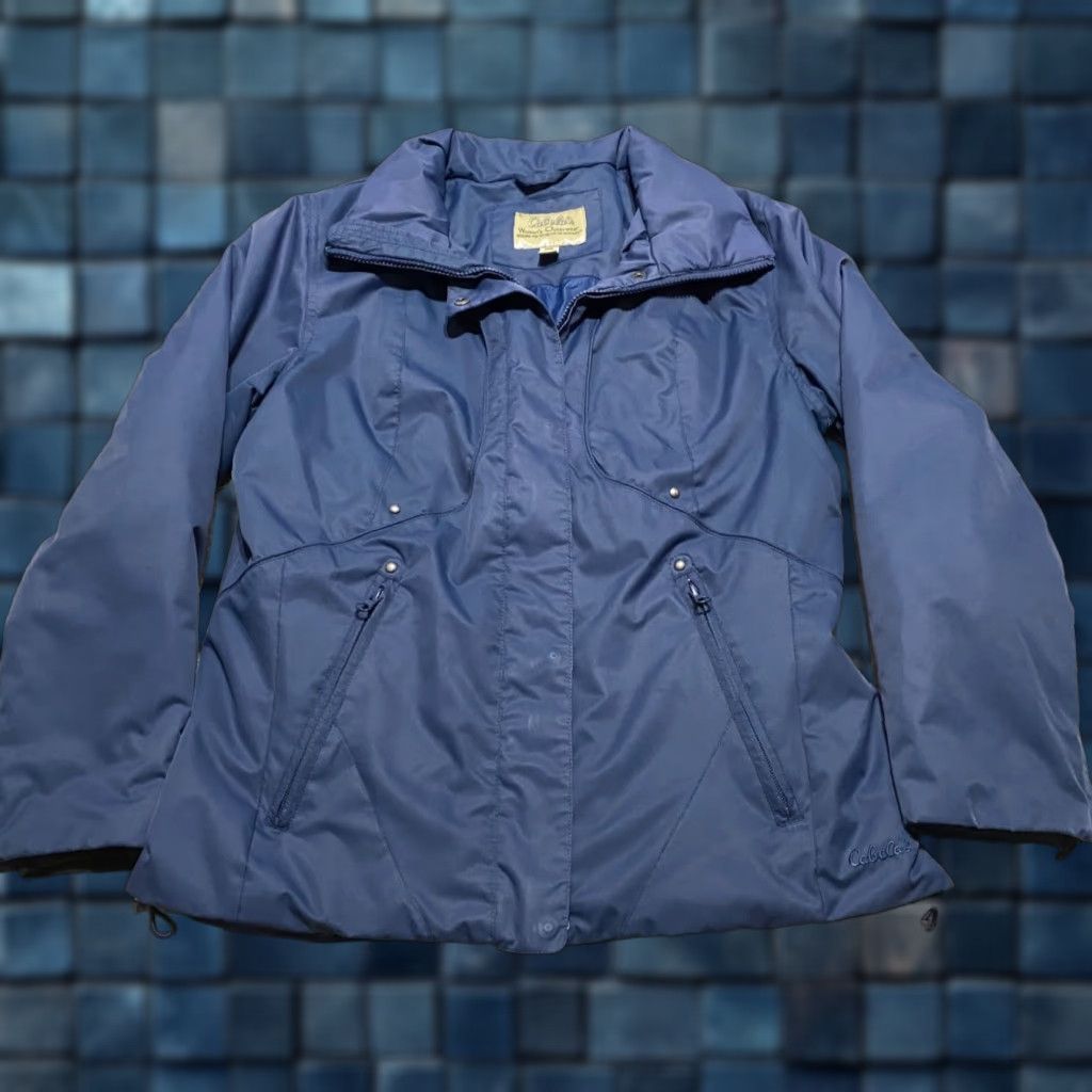 Vintage Cabela's Womens Jacket Blue Full Zip Insulated Outdoor Mid-Length Softshell N/A? Size M / US 6-8 / IT 42-44 - 1 Thumbnail