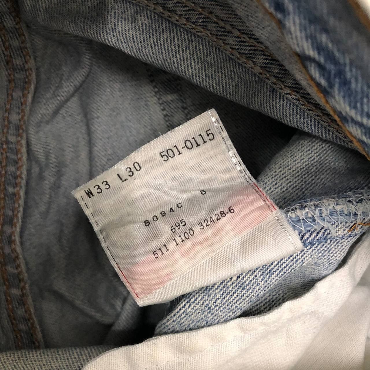 Levi's × Levi's Vintage Clothing P768 VTG 501 LEVI'S MADE IN USA RIPPED JEANS GRUNGE Size US 32 / EU 48 - 6 Thumbnail