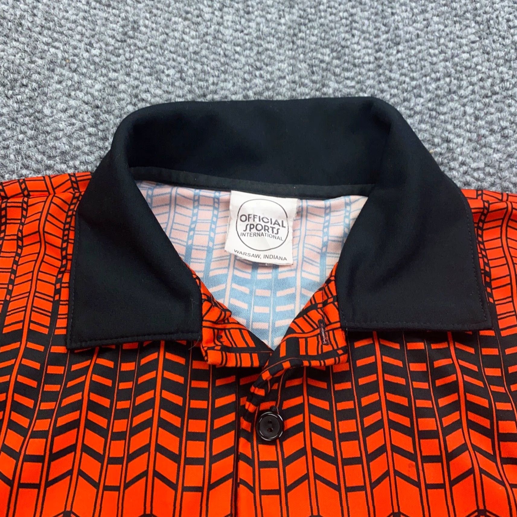 Vintage OFFICIAL SPORTS NISOA Shirt Mens Medium Red Short Sleeve Polo Size US M / EU 48-50 / 2 - 6 Thumbnail