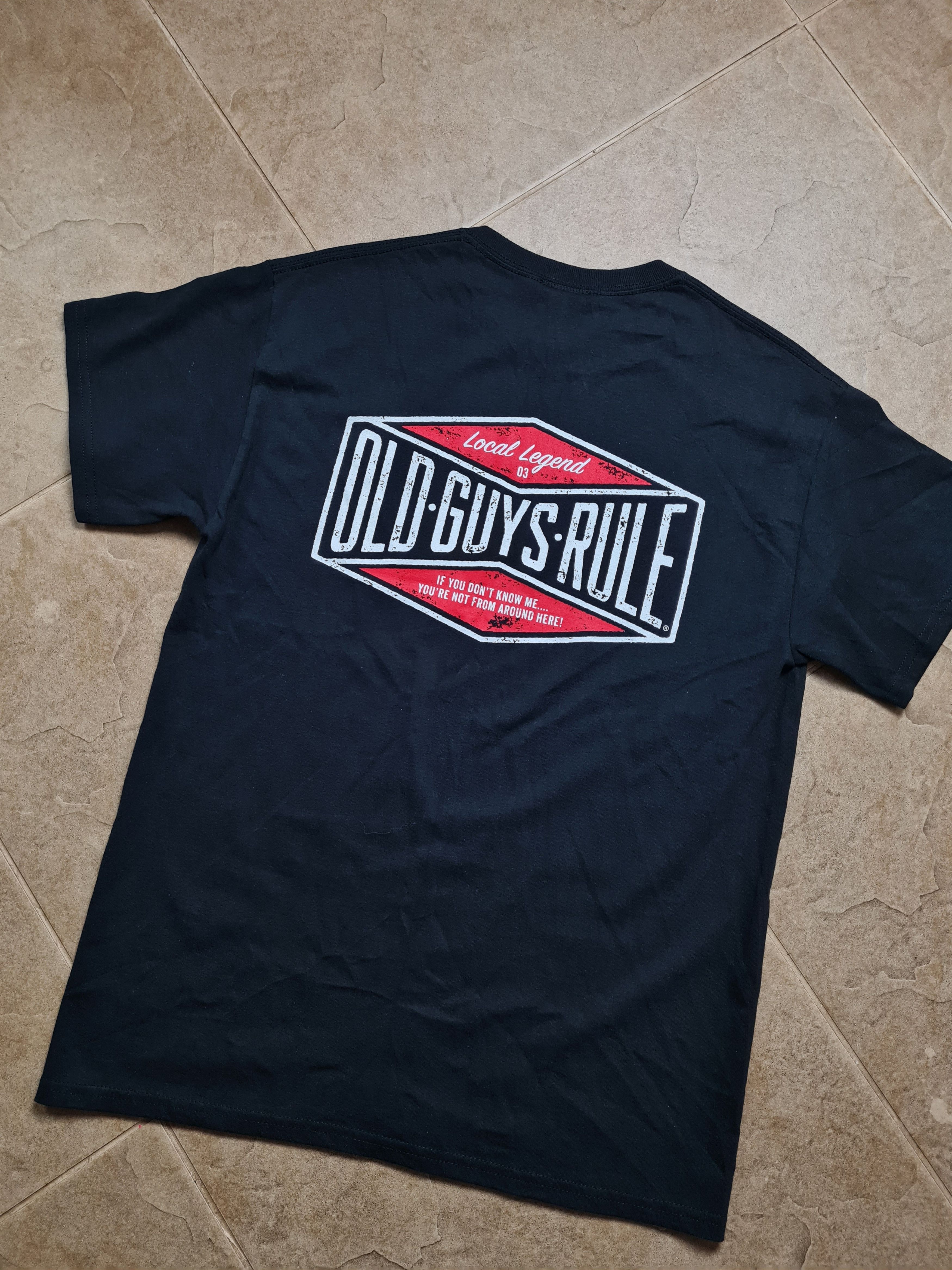 Other Vintage T-shirts OLD GUYS RULE Retro USA Black Big Logo M Size US M / EU 48-50 / 2 - 11 Thumbnail