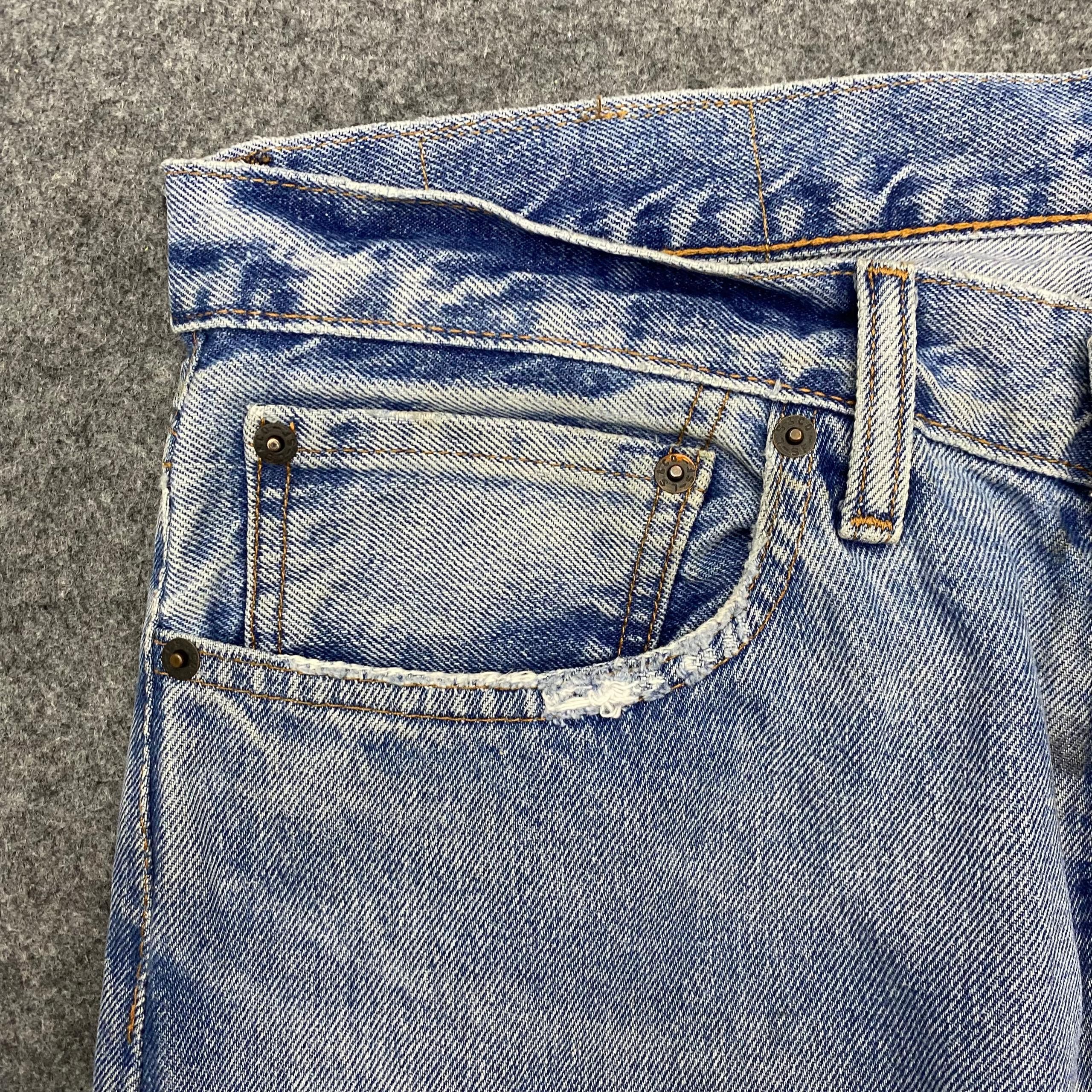 Levi's 💥Best Offer💥Vintage Levis 505 Distressed Denim Size US 36 / EU 52 - 10 Thumbnail