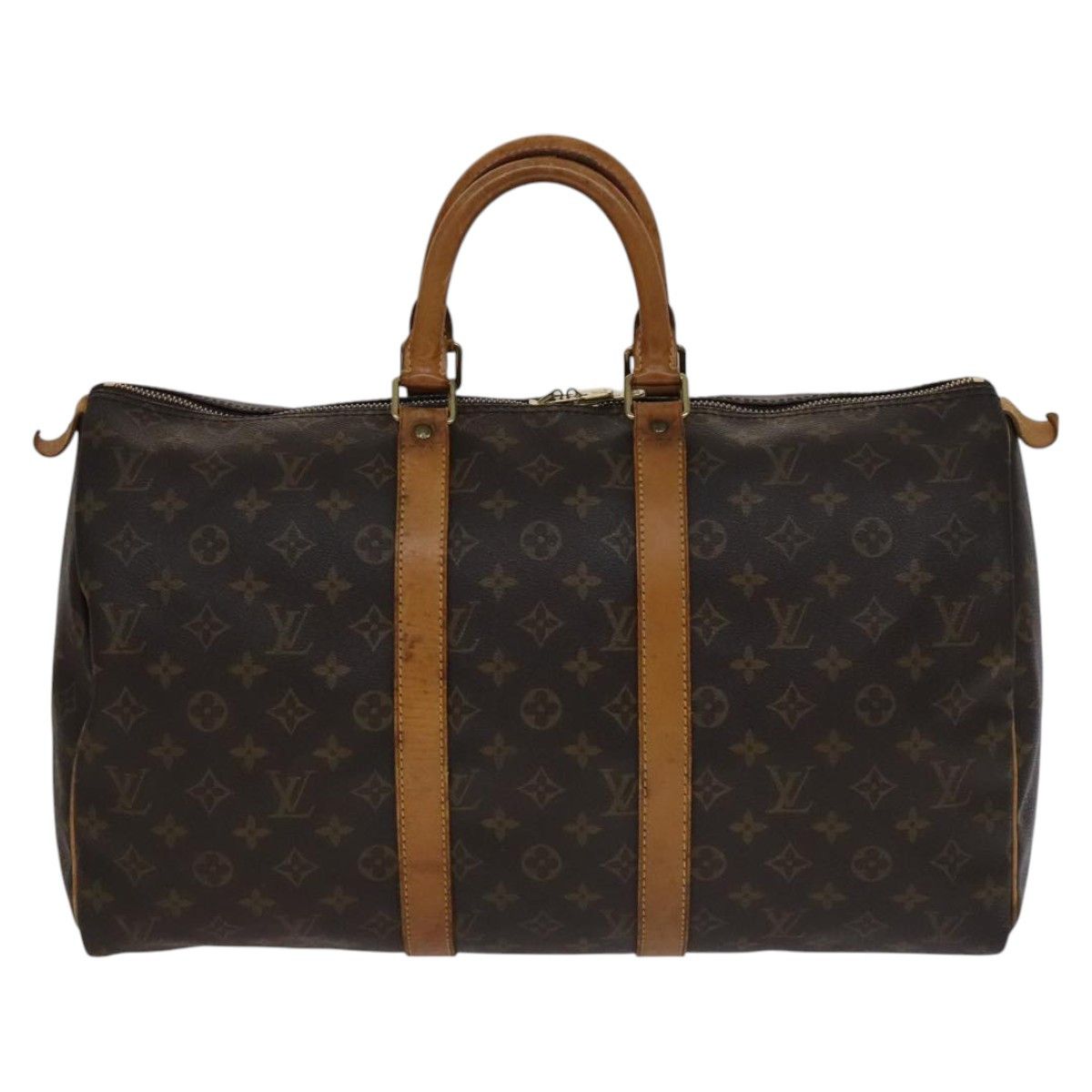 Louis Vuitton Keepall 45 Brown Canvas Travel Bag (Pre-Owned) Size ONE SIZE - 1 Thumbnail