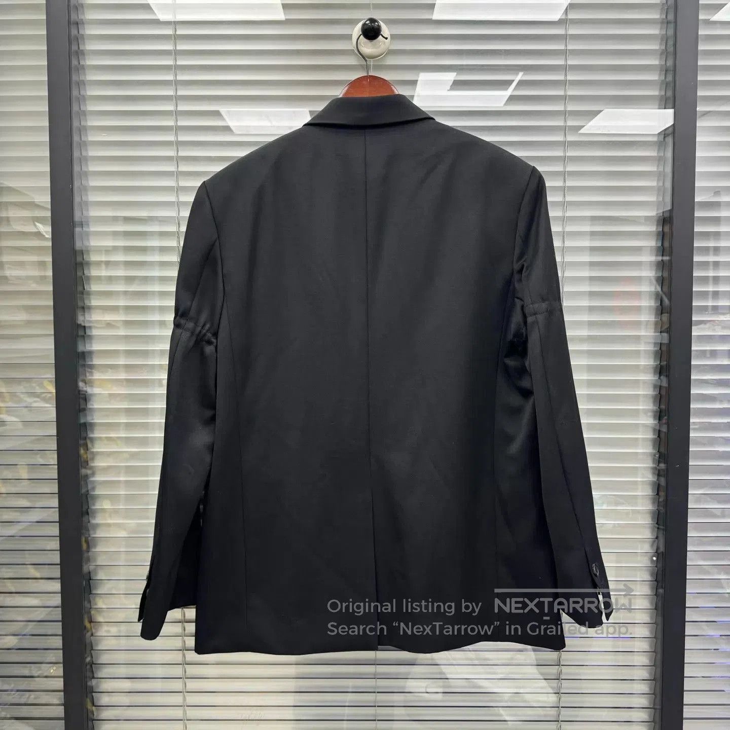WE11DONE Black Blazer with Graphic Print - XS. Size US XS / EU 42 / 0 - 2 Thumbnail