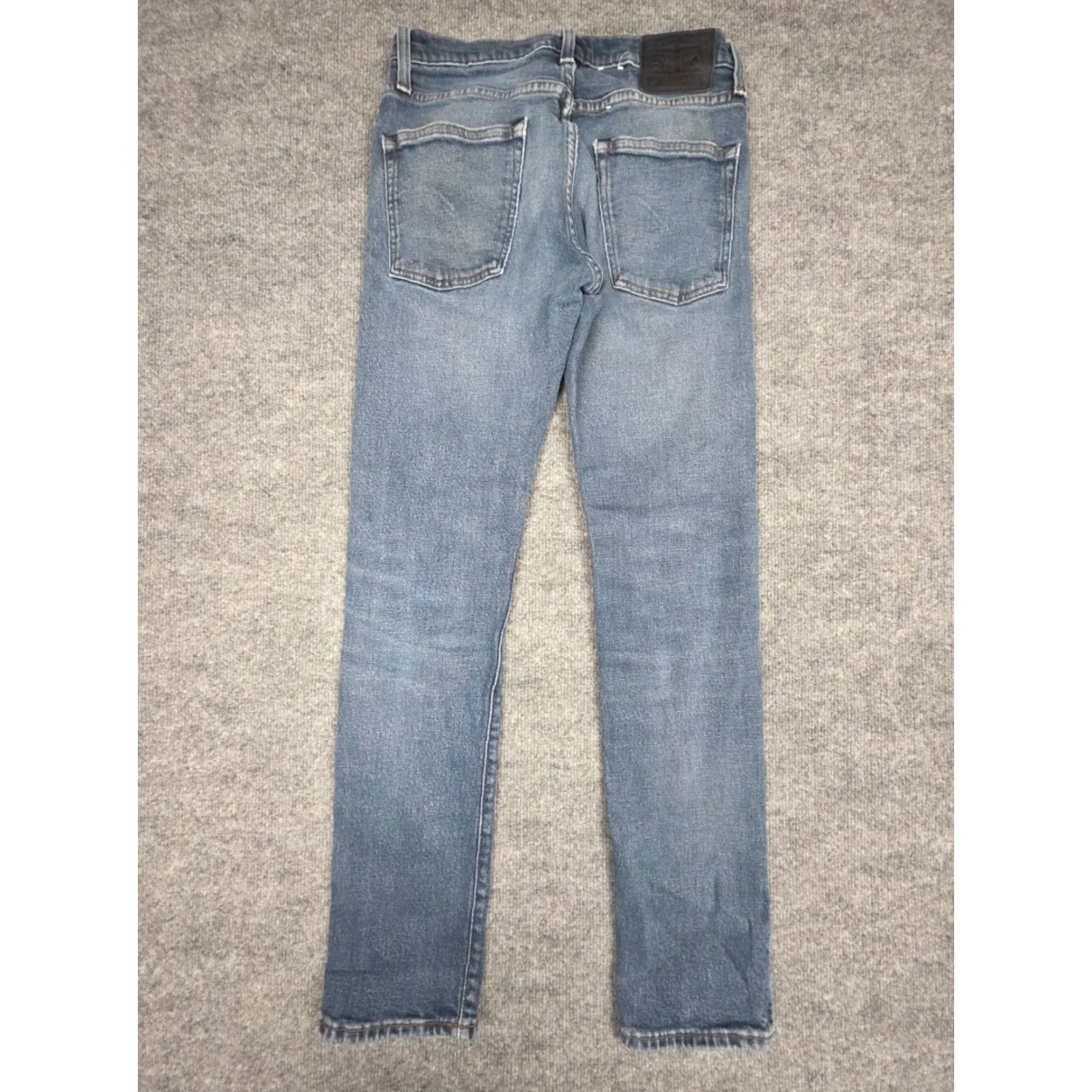 Levi's VINTAGE Levi's 511 Jeans Mens 28x29 Slim Tapered Blue Made & Crafted Denim Cotton Blend Pockets Stretch Slim fit Mens Jeans 90s style Size US 28 / EU 44 - 2 Thumbnail