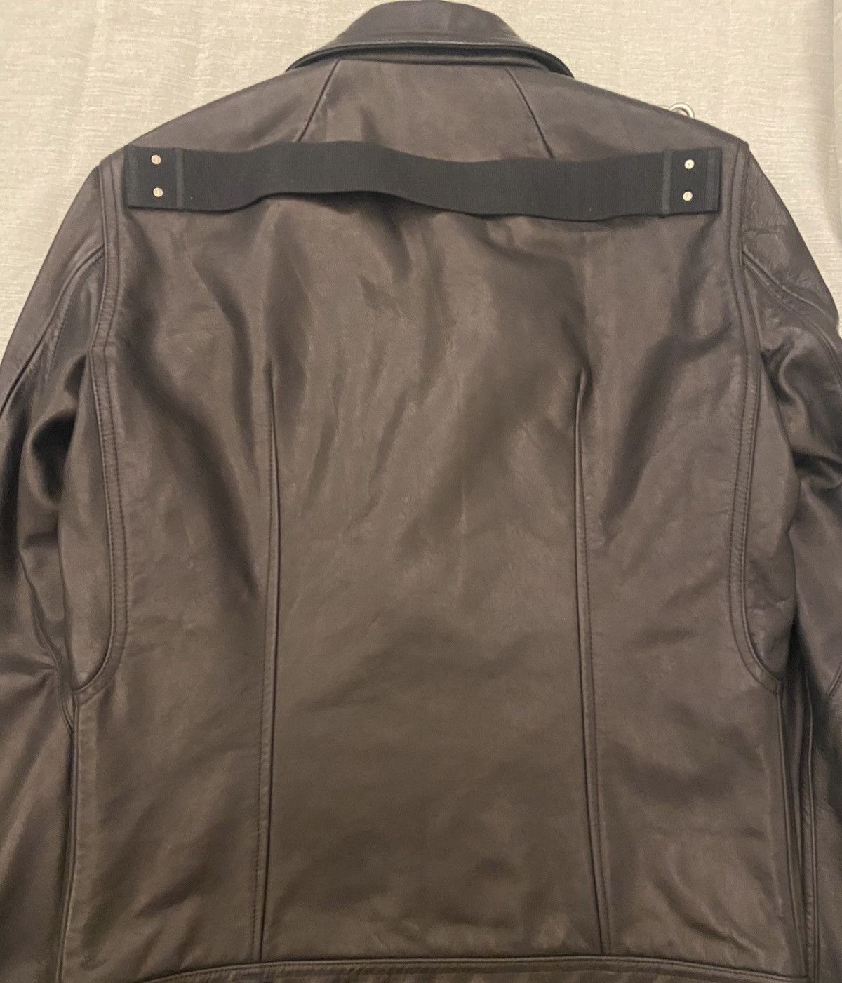 Rick Owens Rick Owens ro 19fw Larry leather jacket-2505 Size US S / EU 44-46 / 1 - 2 Thumbnail