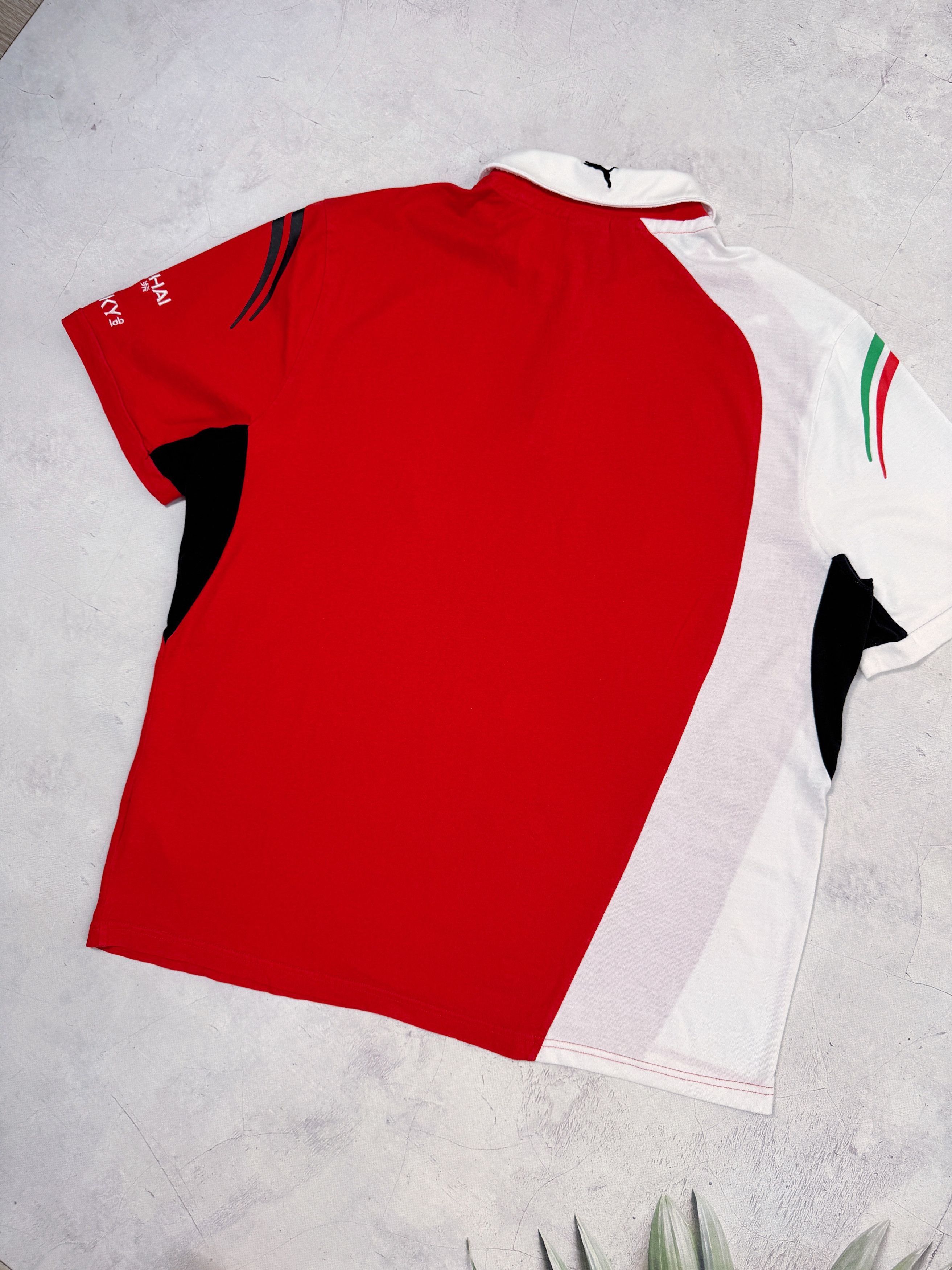Ferrari Puma & Scuderia Ferrari Polo T-Shirt Santander Pirelli F1 Size US XL / EU 56 / 4 - 10 Thumbnail