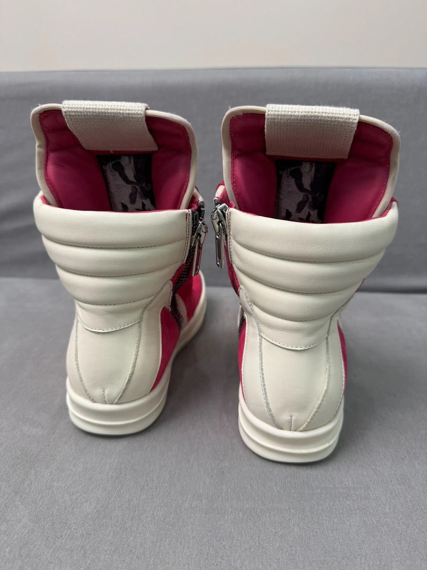 Rick Owens Rick Owens Pink Suede Sneakers Size 37. Size US 7 / IT 37 - 6 Thumbnail