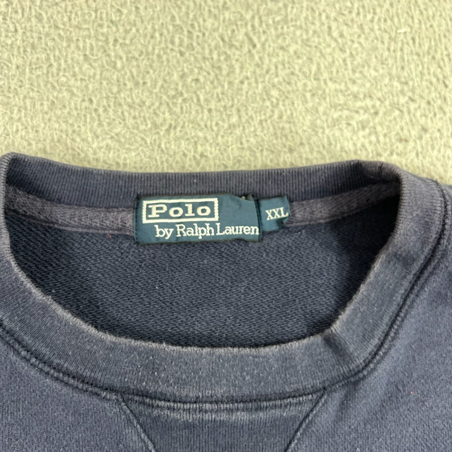 Polo Ralph Lauren VINTAGE Polo Ralph Lauren Logo Blue Pony Crewneck Sweatshirt Mens XXL Heavy Size US XXL / EU 58 / 5 - 4 Thumbnail