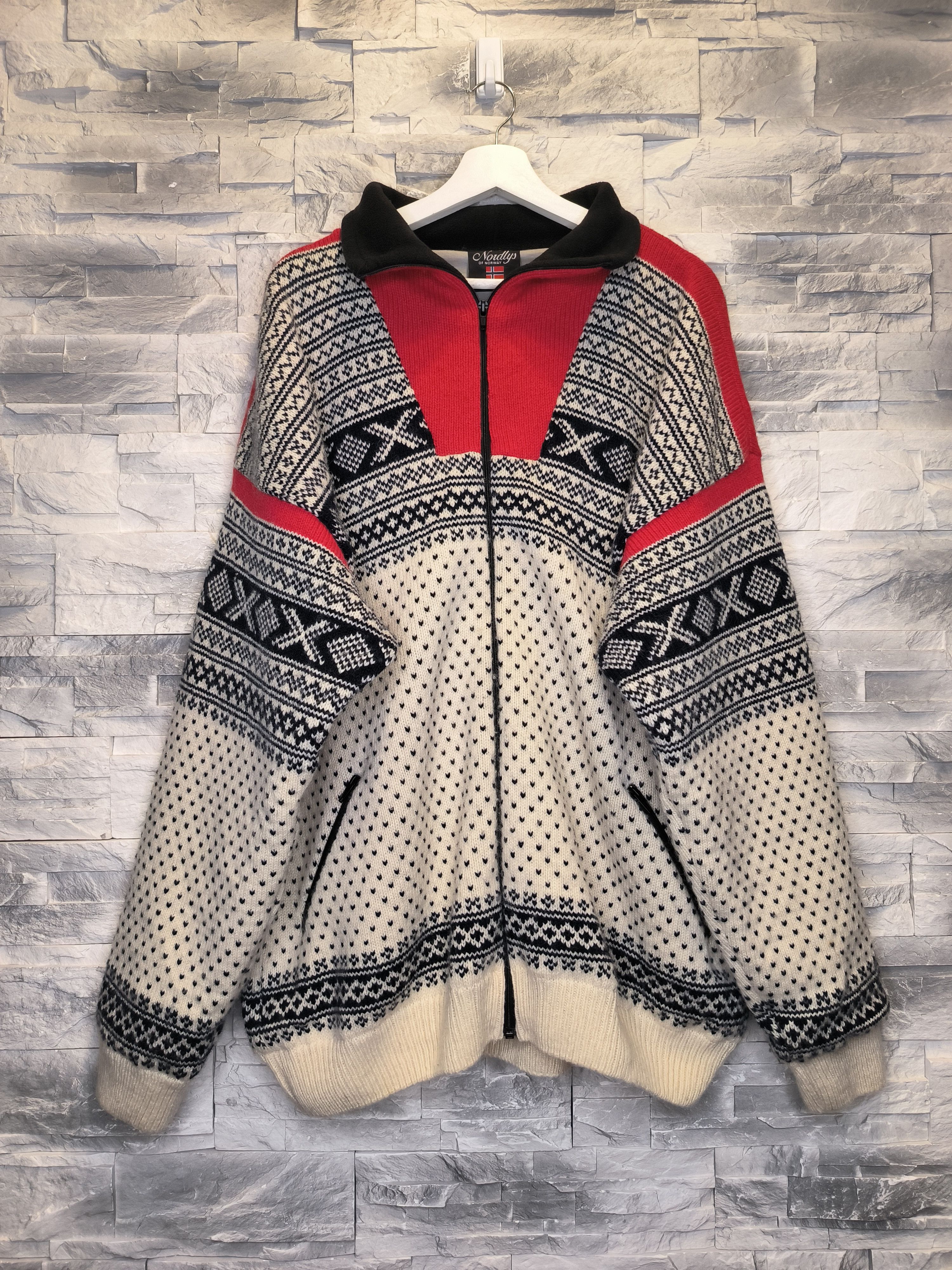Dale Of Norway Nordlys of Norway Knitwear Wool Cardigan Zip Jacket Size US XXL / EU 58 / 5 - 1 Thumbnail