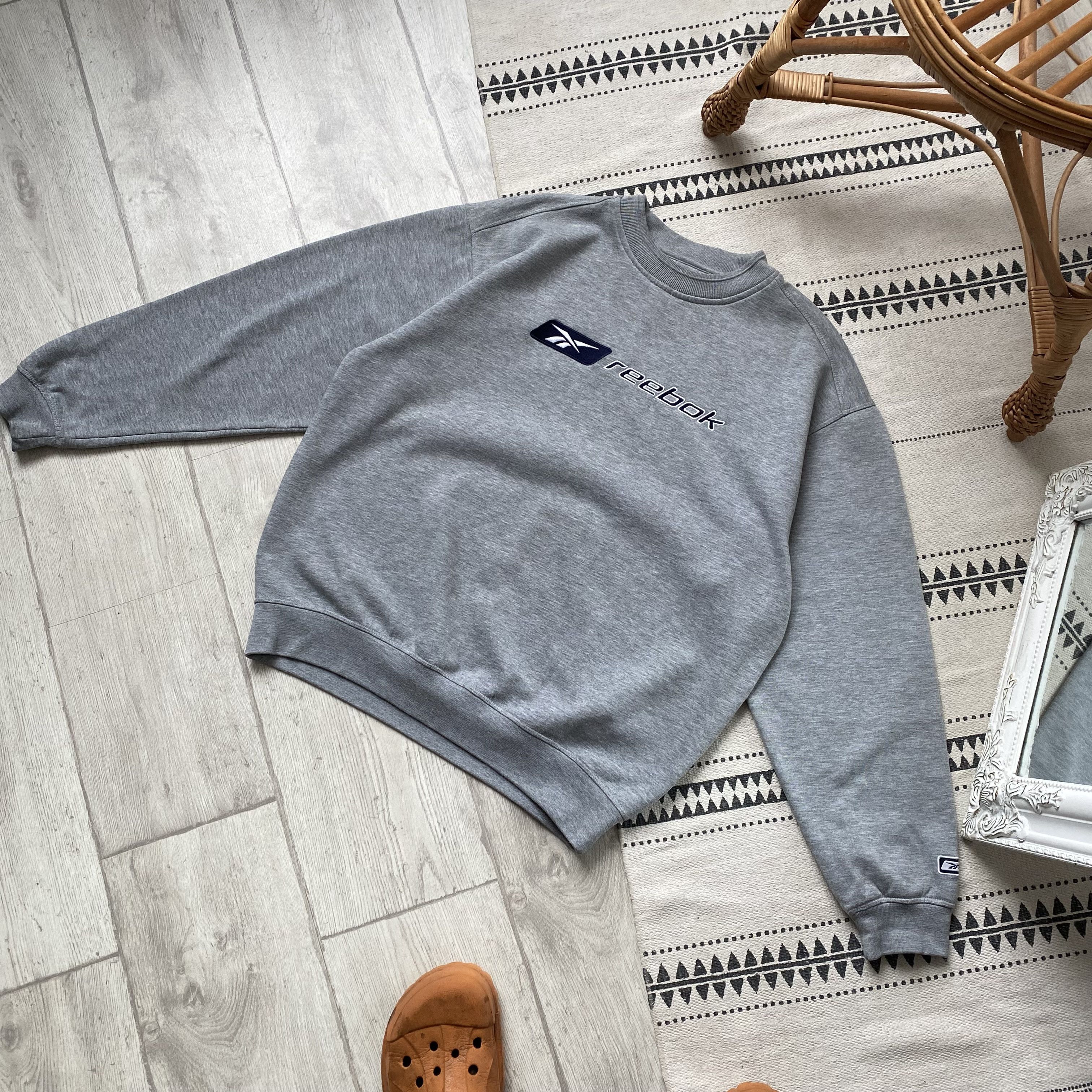 Reebok 🔷Vintage 90s Reebok Sweatshirt Centr logo Y2k Size US S / EU 44-46 / 1 - 9 Thumbnail