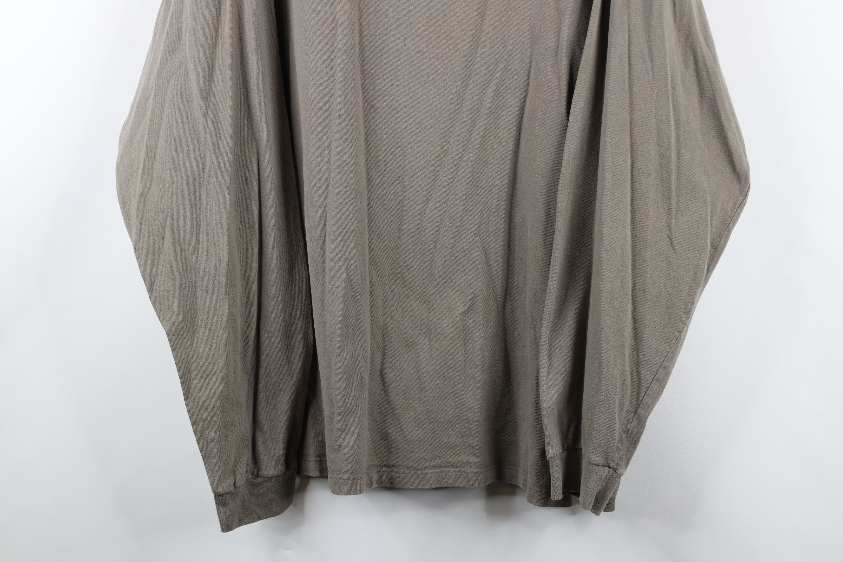 Nike × Vintage Vintage 90s Nike Athletics Center Swoosh Long Sleeve T-Shirt Size US XXL / EU 58 / 5 - 3 Thumbnail