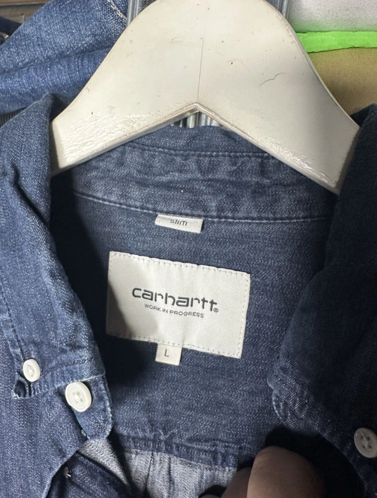 Carhartt Carhartt Streetwear Jeans Denim Shirt Size US L / EU 52-54 / 3 - 5 Thumbnail