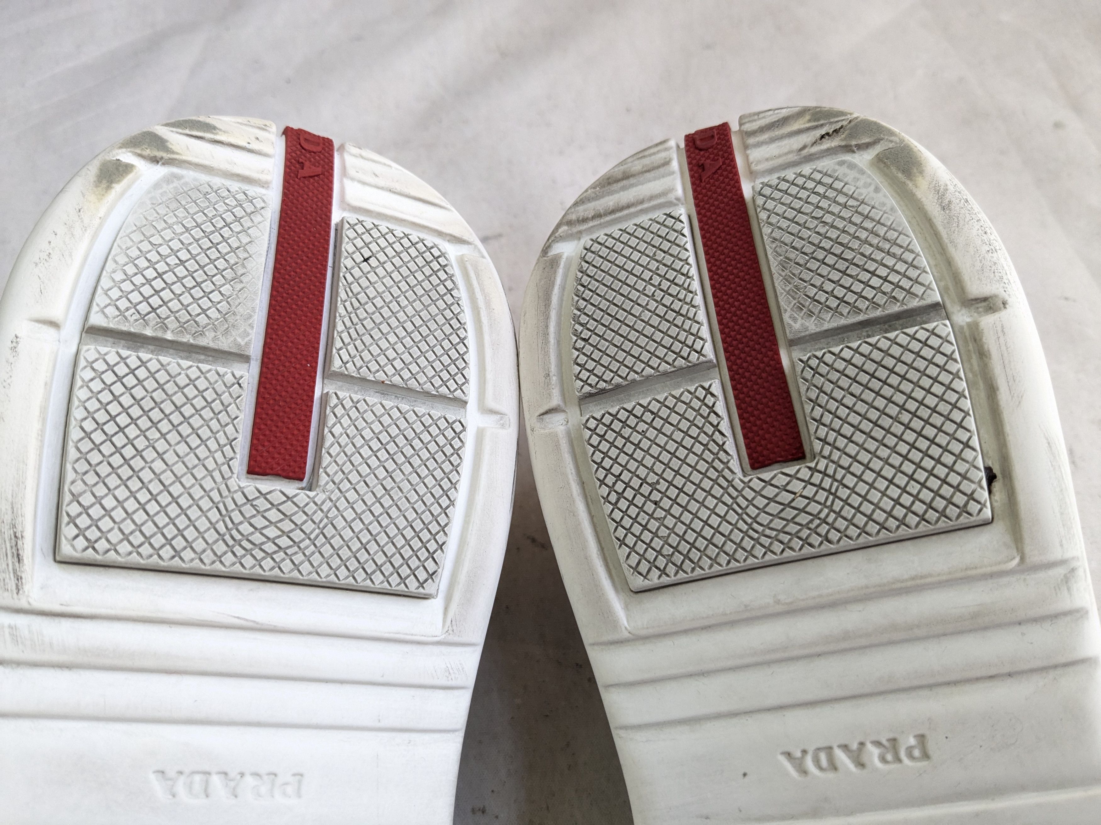 Prada Prada America's Cup White Patent Leather 11 Low Top Size US 11 / EU 44 - 15 Thumbnail