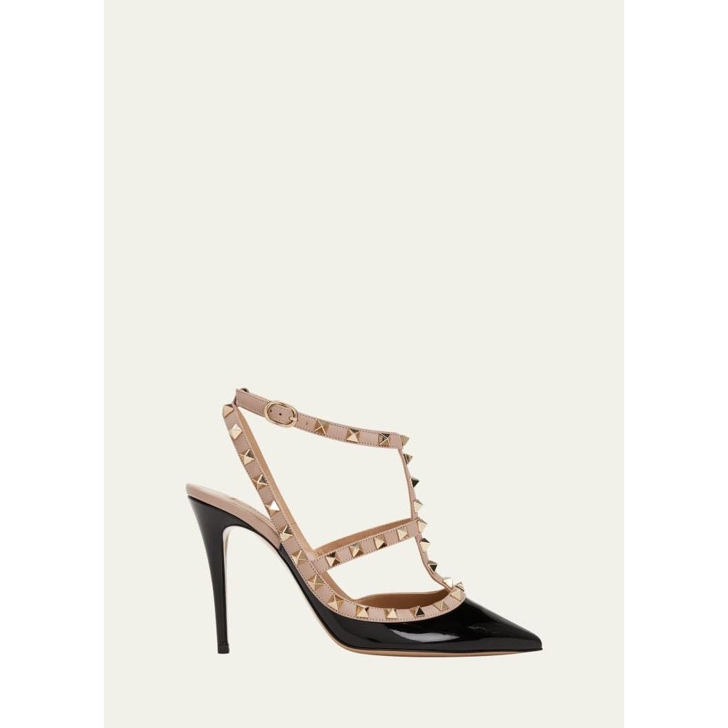 Valentino Valentino Garavani Rockstud 100mm Slingback Pumps sz 36.5 EU Size US 6.5 / IT 36.5 - 1 Thumbnail
