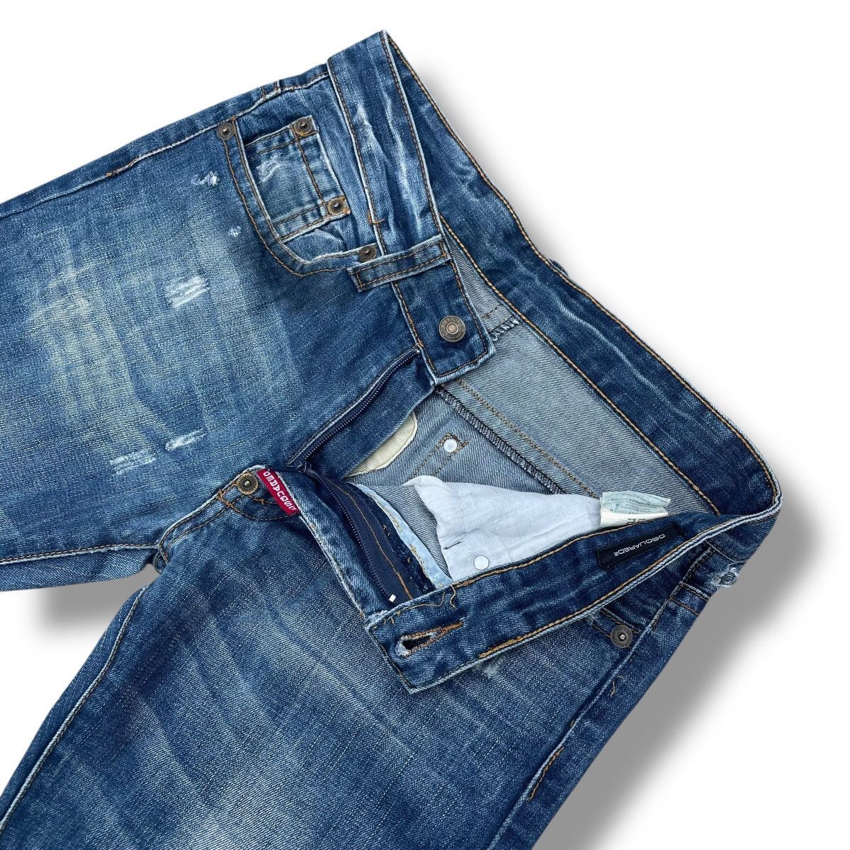 Dsquared2 DSQUARED2 WASHED DISTRESSED DENIM PANTS Size US 30 / EU 46 - 6 Thumbnail