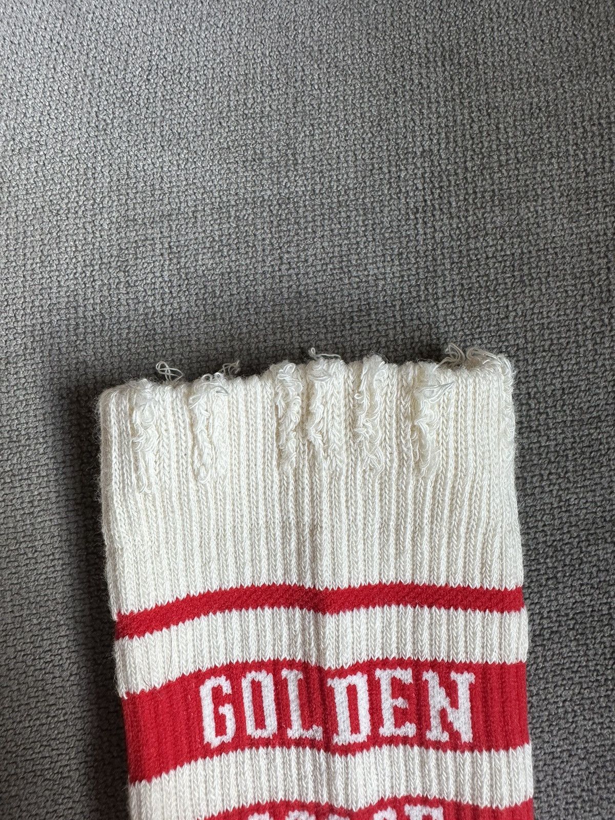 Golden Goose Golden Goose Unisex Red and White Star Socks Size ONE SIZE - 5 Thumbnail