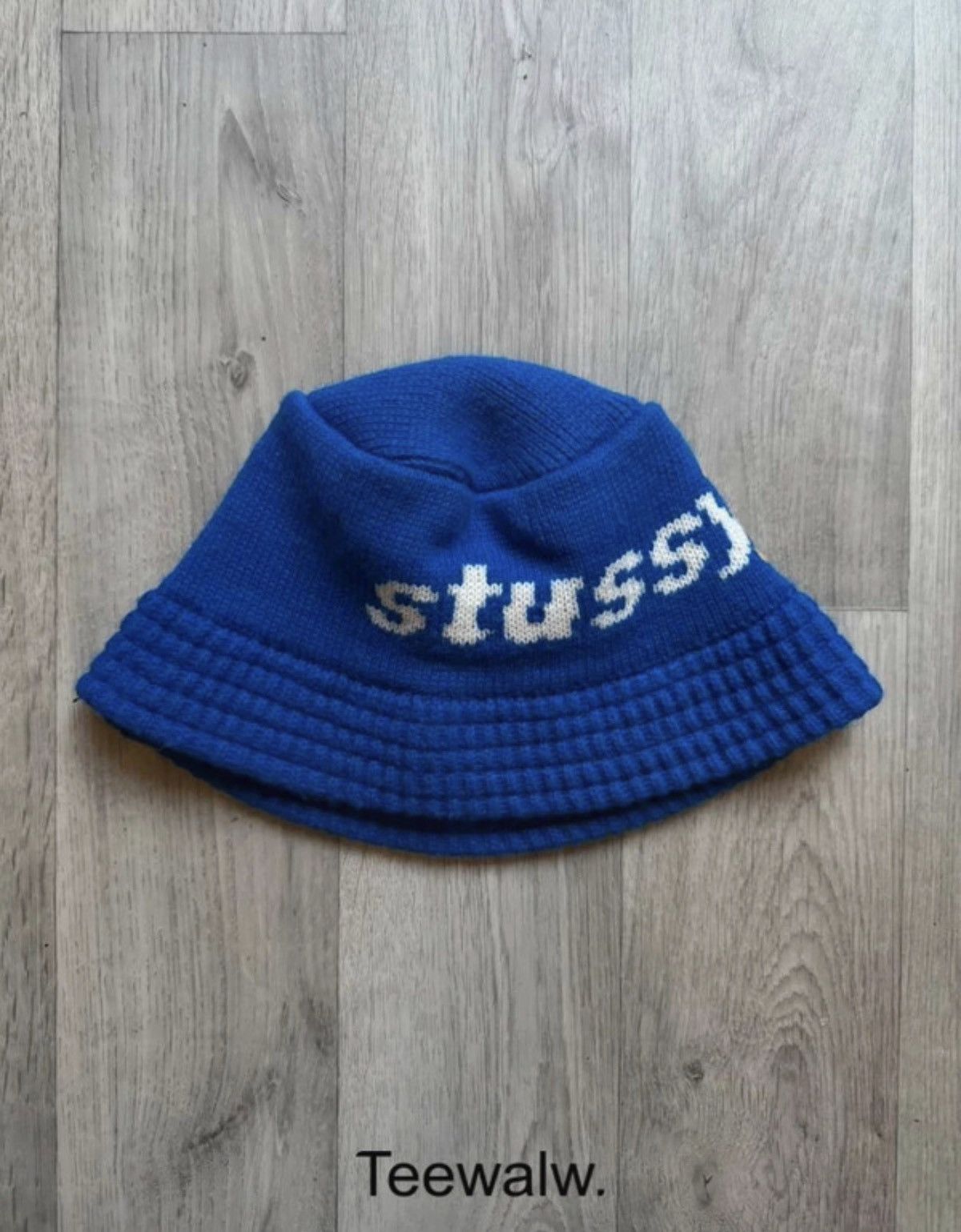 Streetwear × Stussy × Vintage Stussy Jacquard Knit Bucket Hat