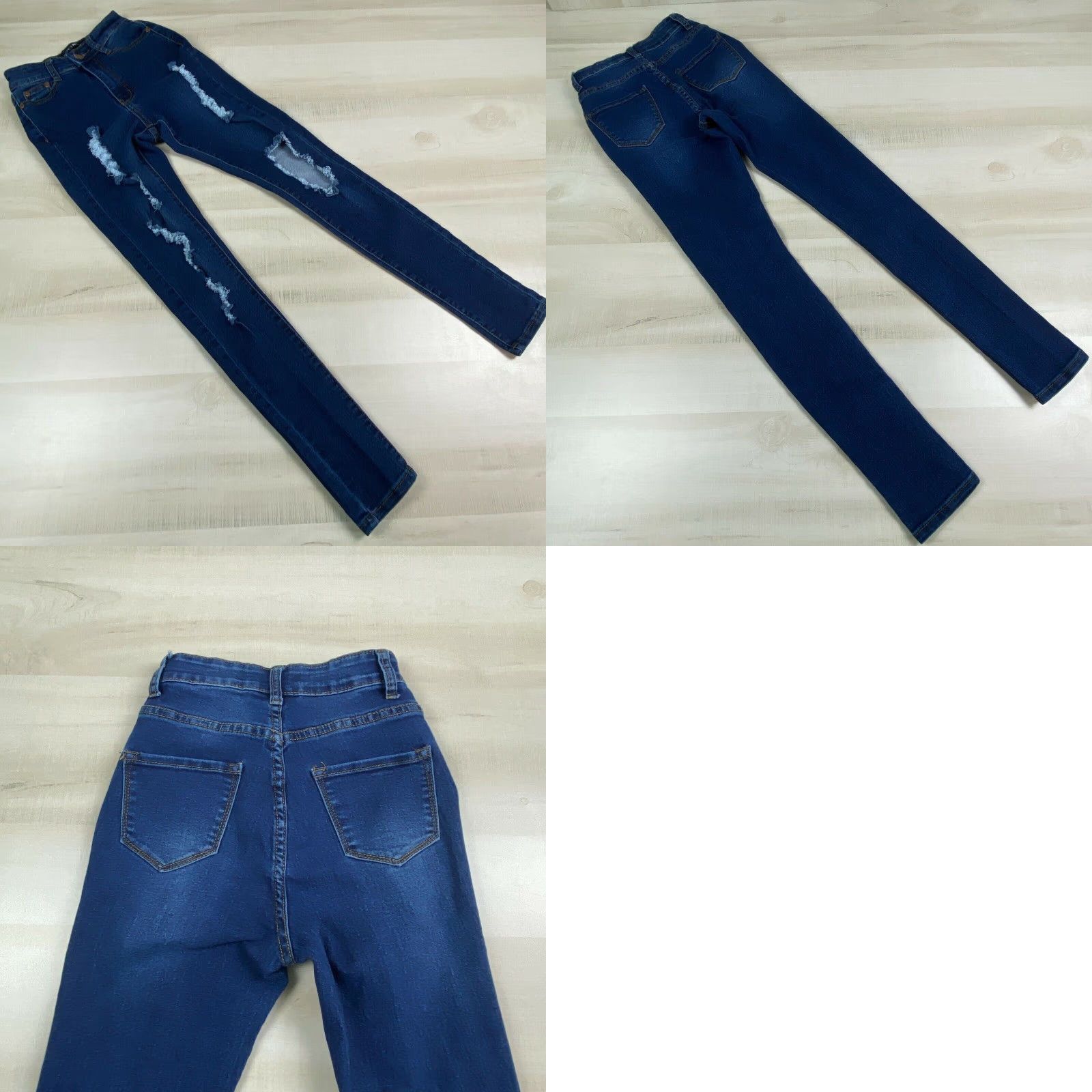 Fashion Nova Fashion Nova Womens High Waist Juniors Distressed Jeans Size 1 2 Size 25" / US 0 / IT 36 - 8 Thumbnail