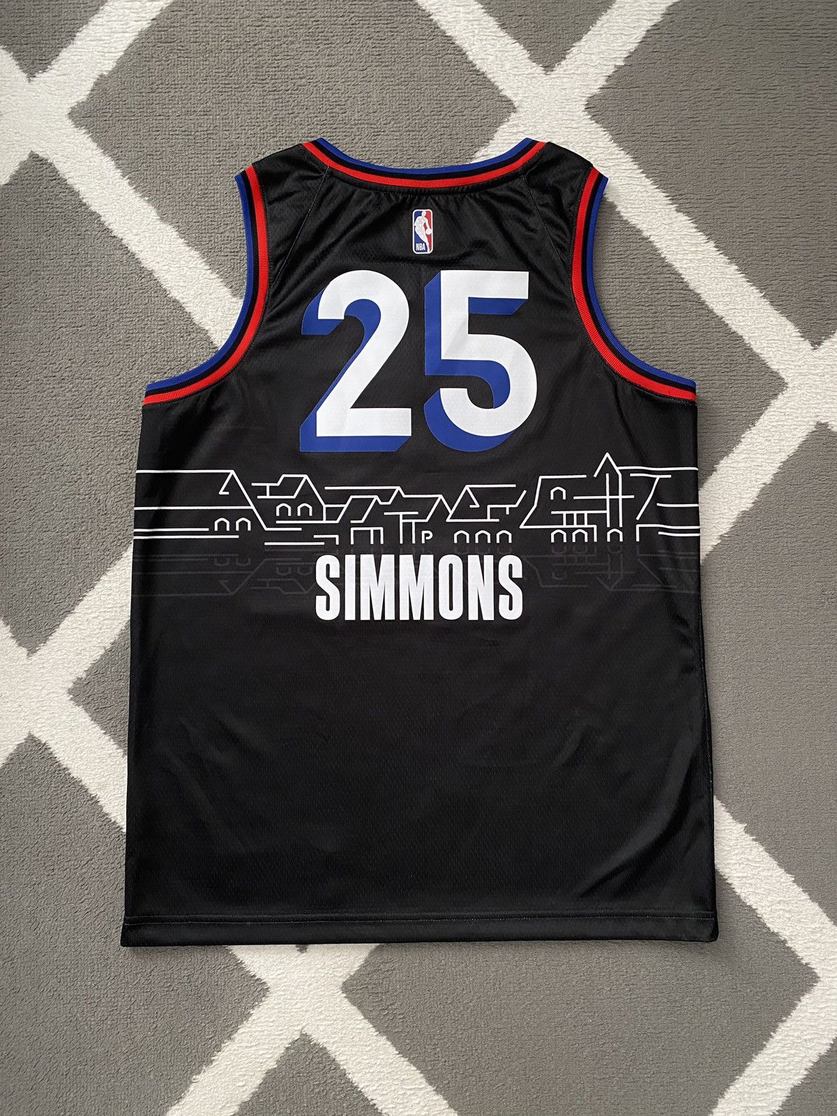 NBA × Nike Nike NBA Philadelphia 76ers Ben Simmons Jersey City Edition Size US L / EU 52-54 / 3 - 9 Thumbnail