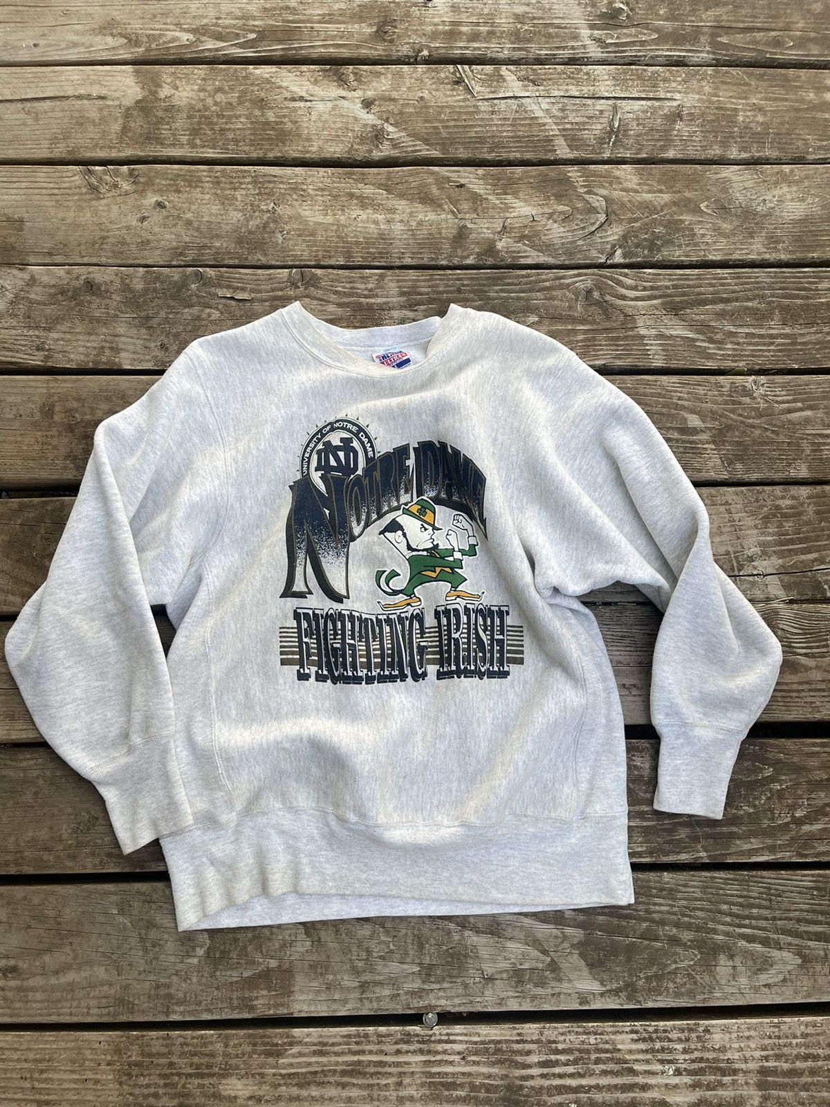 Vintage 90s Notre Dame Sweater | Grailed