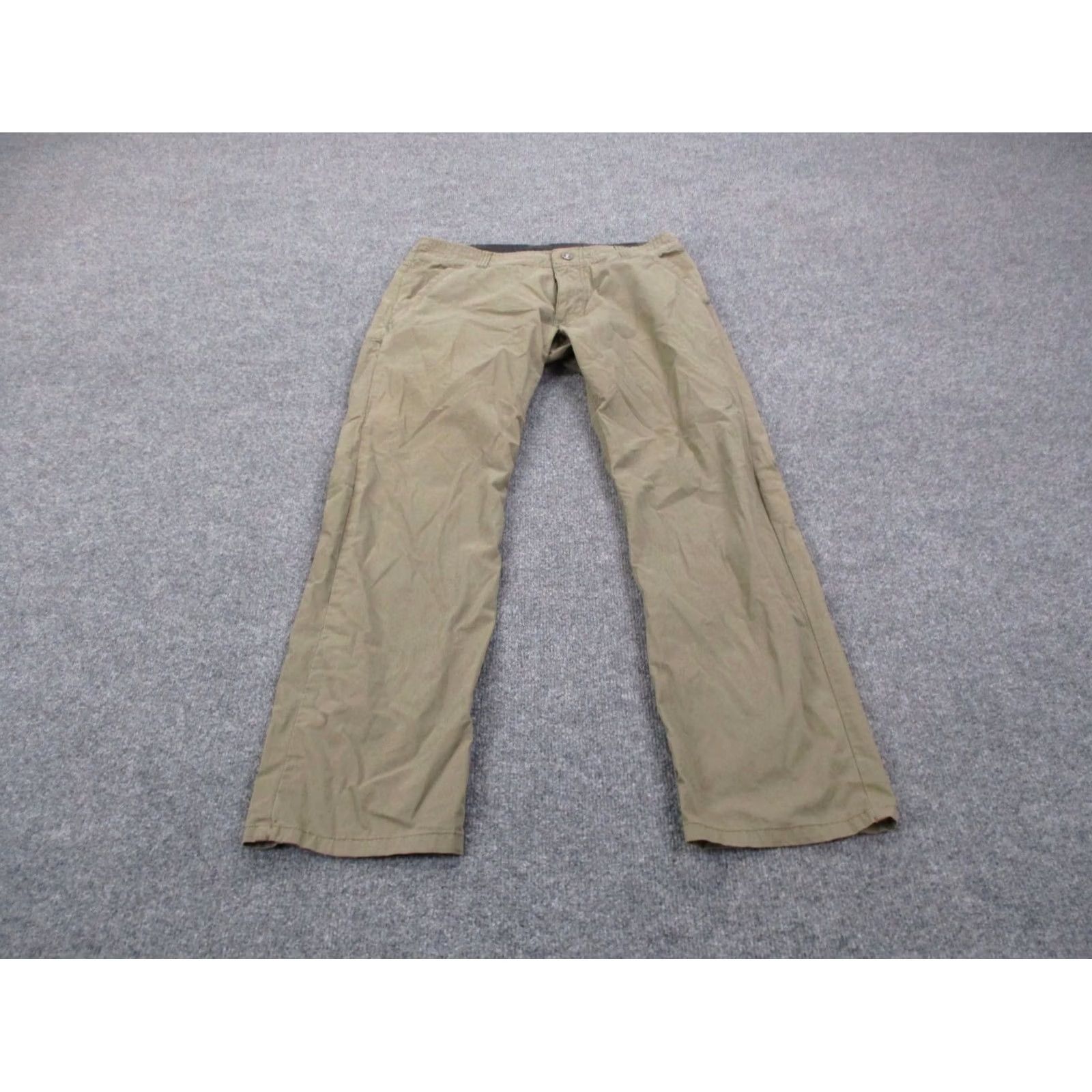Vintage Kuhl Pants Mens 34 X 32 Beige Slax Carpenter Pants Mens Regular Size 34 Beige Pockets Casual Rock Climbing Hiking Utility Size US 33 - 2 Thumbnail