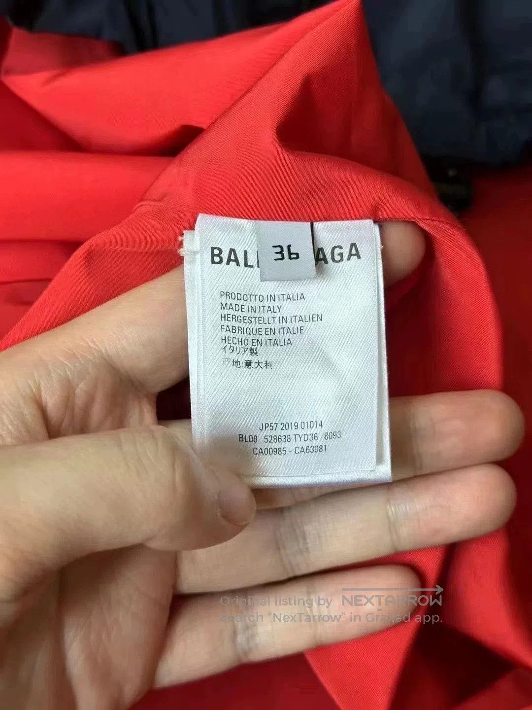 Balenciaga Balenciaga Logo Windbreaker Jacket. Size US XS / EU 42 / 0 - 3 Thumbnail