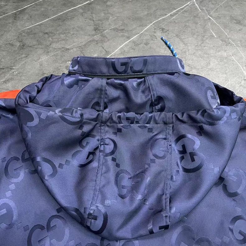 Gucci Gucci Blue Orange HalfZip Jacket-2506 Size US M / EU 48-50 / 2 - 6 Thumbnail