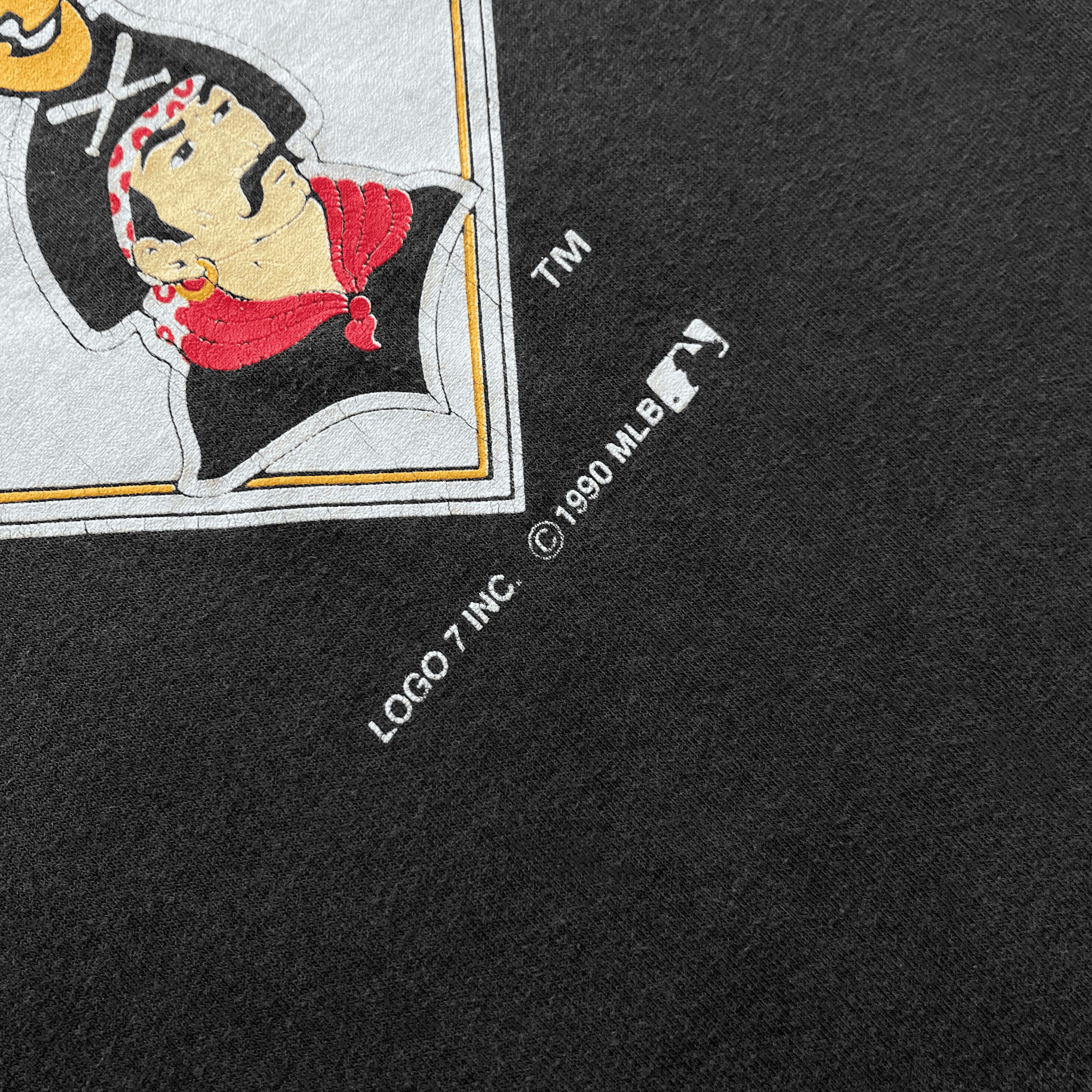MLB Vintage 1990 Pittsburgh Pirates T-Shirt Size US L / EU 52-54 / 3 - 3 Thumbnail