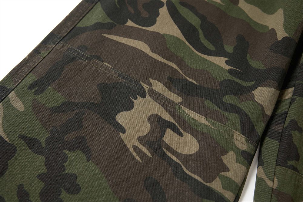Japanese Brand × Jean American camouflage men's punk wide-leg cargo trousers Size US 32 / EU 48 - 6 Thumbnail