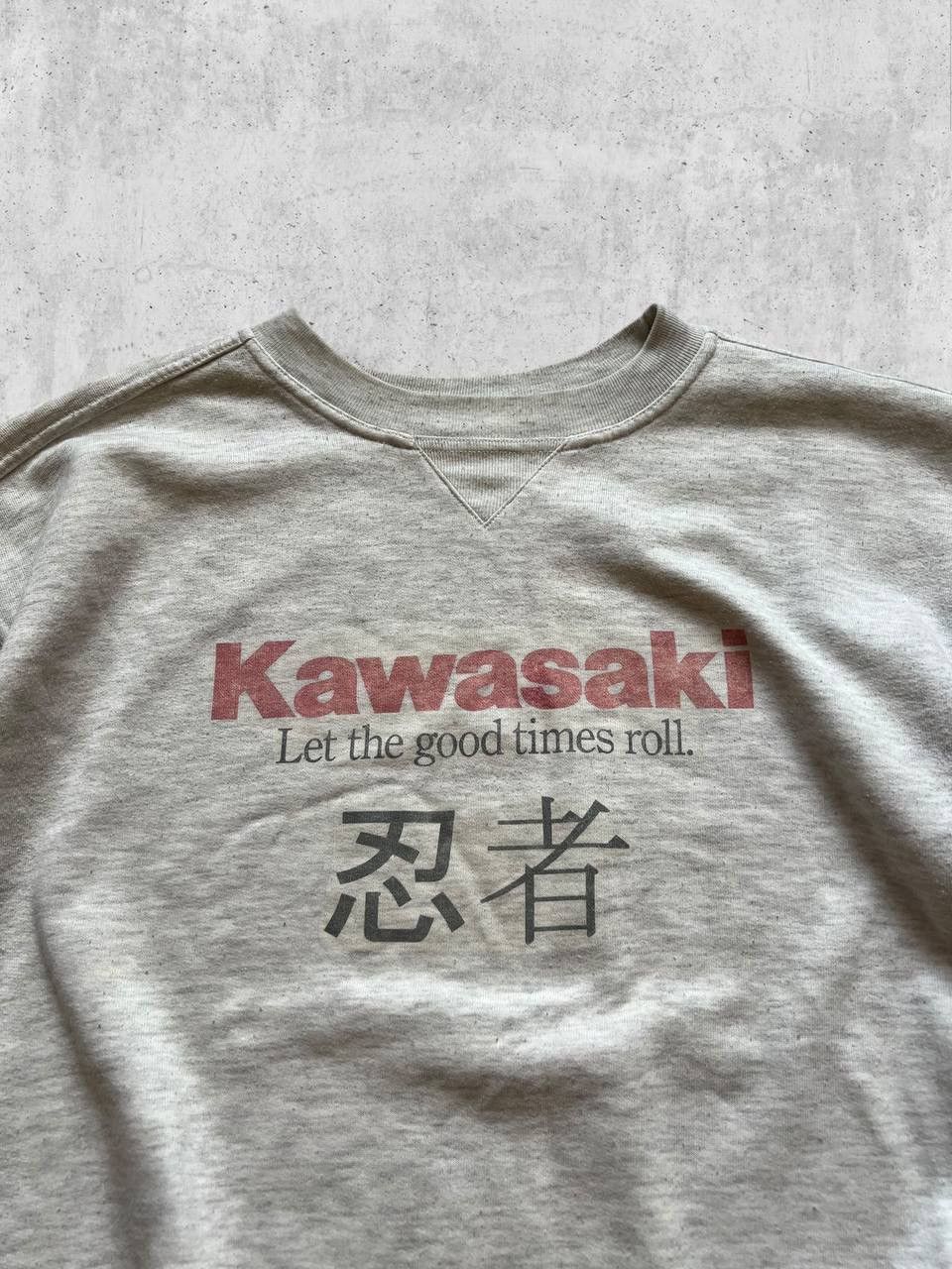 Other KAWASAKI vintage Racing sweatshirt long sleeve logo Size US L / EU 52-54 / 3 - 3 Thumbnail
