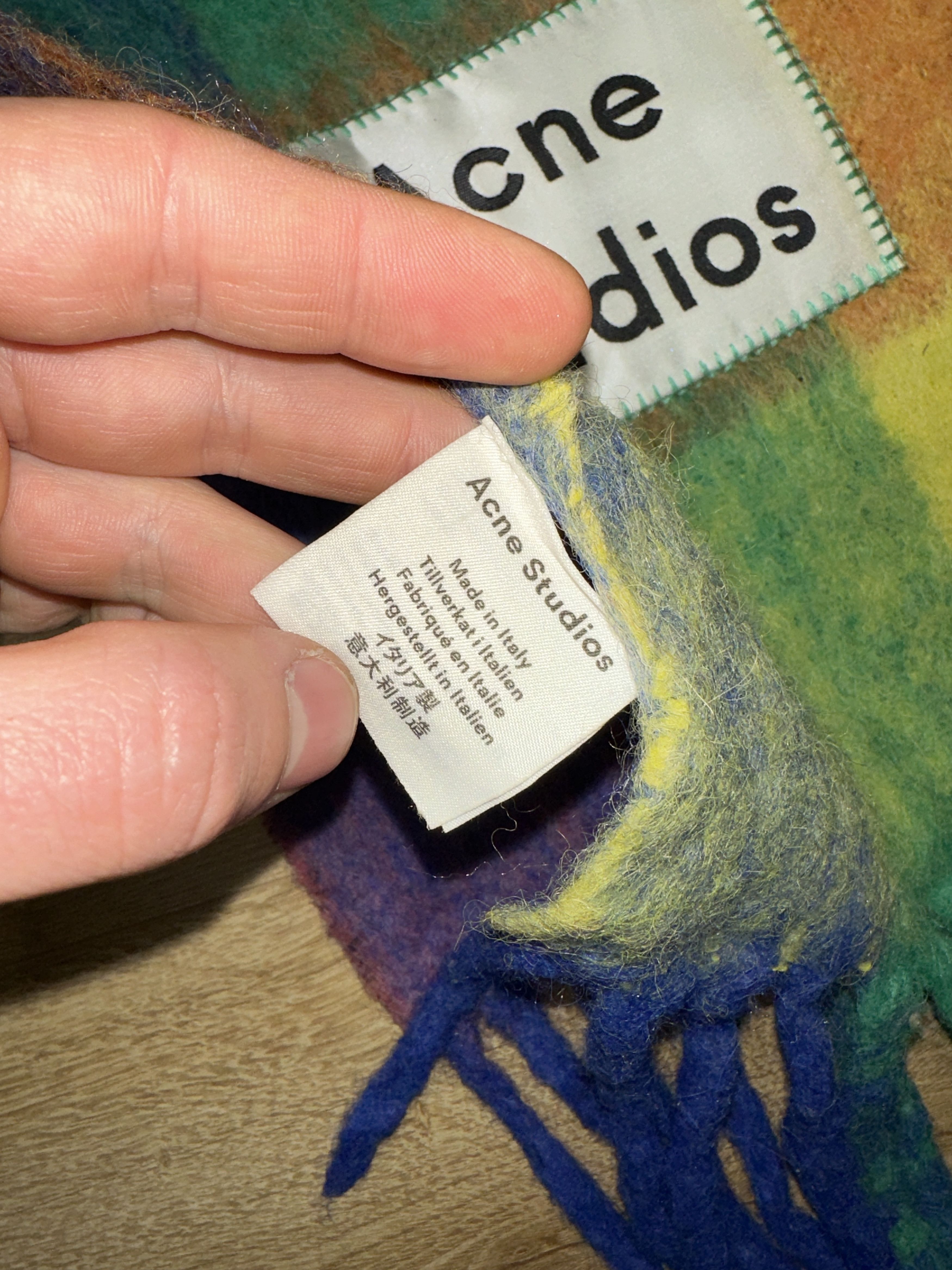 Acne Studios Acne Studios Check Wool Mohair Scarf Unisex 250X28 Size ONE SIZE - 11 Thumbnail