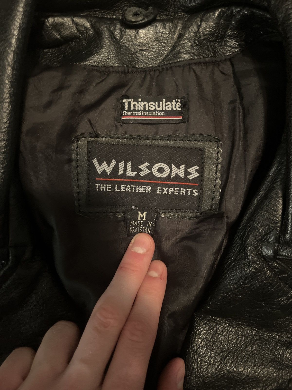 Wilsons Leather Wilsons Leather Biker Jacket Size US M / EU 48-50 / 2 - 2 Thumbnail