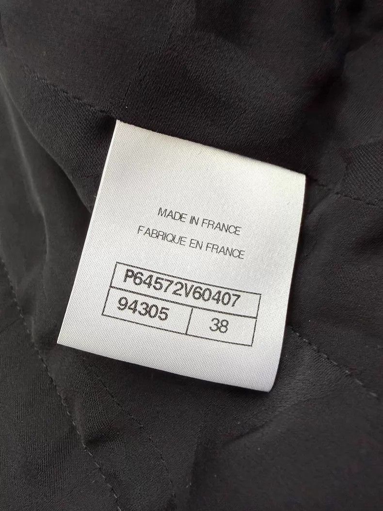 Chanel Chanel Black gold flower buckle four-pocket jacket Size XS / US 0-2 / IT 36-38 - 5 Thumbnail