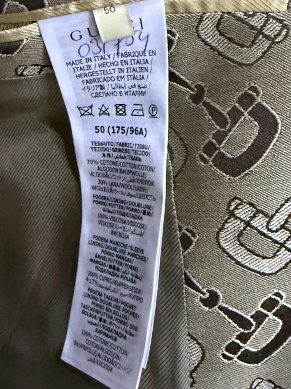 Gucci CC28 Maxi Horsebit Double-Breasted Blazer in Brown Size US M / EU 48-50 / 2 - 2 Thumbnail