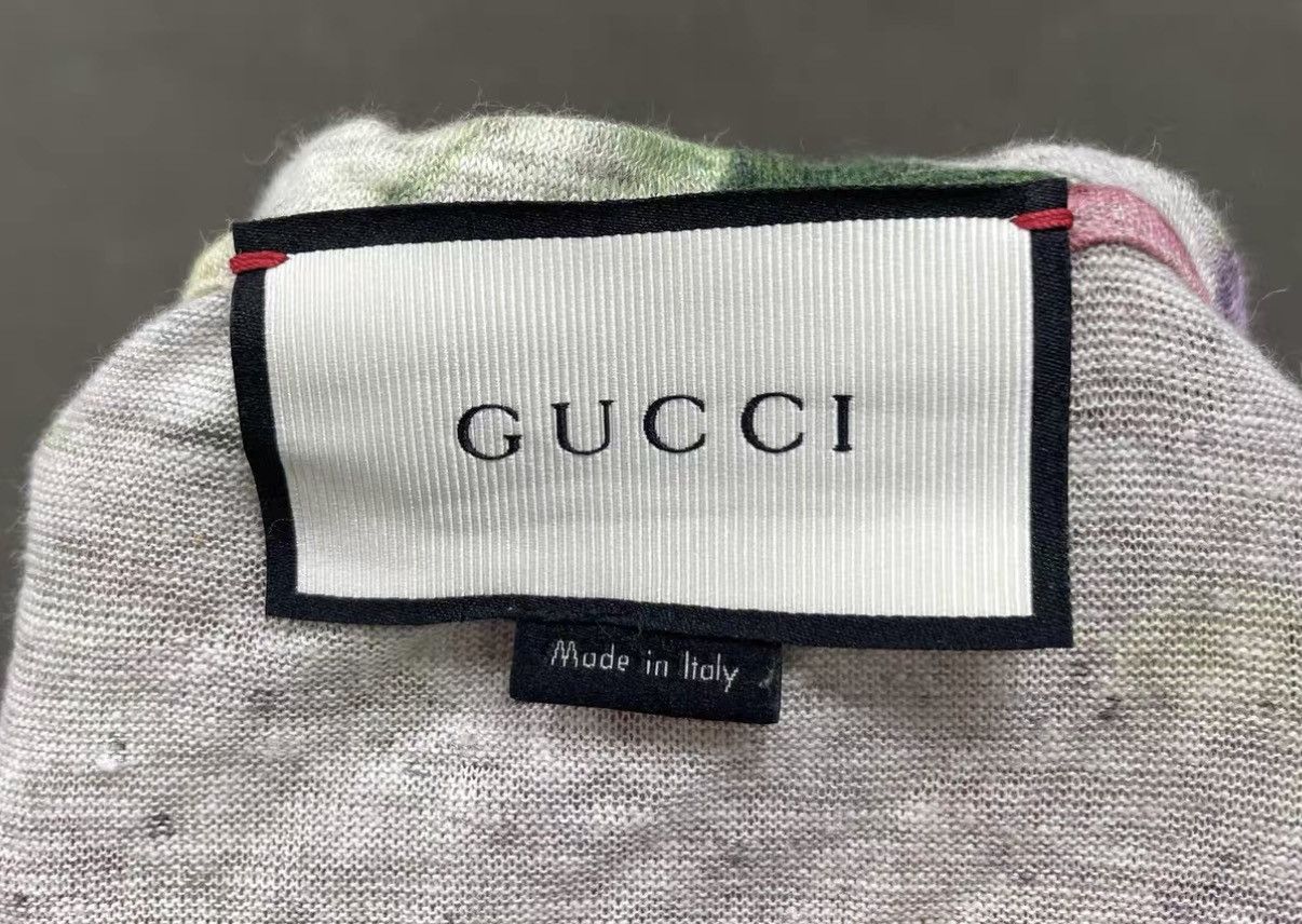 Gucci GUCCI Linen Floral Short Sleeve T‑shirt J16 Size US M / EU 48-50 / 2 - 5 Thumbnail