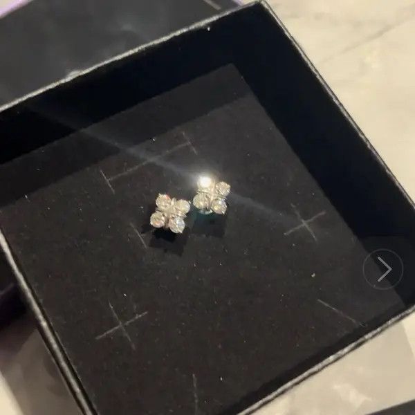 Jewelry Hadate x Asou 925 Sterling Silver 0.8 Carat Moissanite Size ONE SIZE - 3 Thumbnail