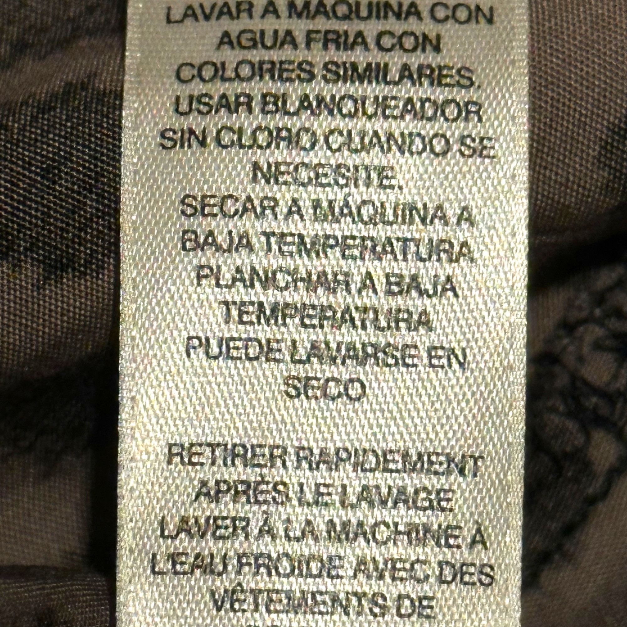 Chicos Chico's Ladies Taupe Black Wrinkle Resistant Cotton Fitted B Size XS / US 0-2 / IT 36-38 - 10 Thumbnail