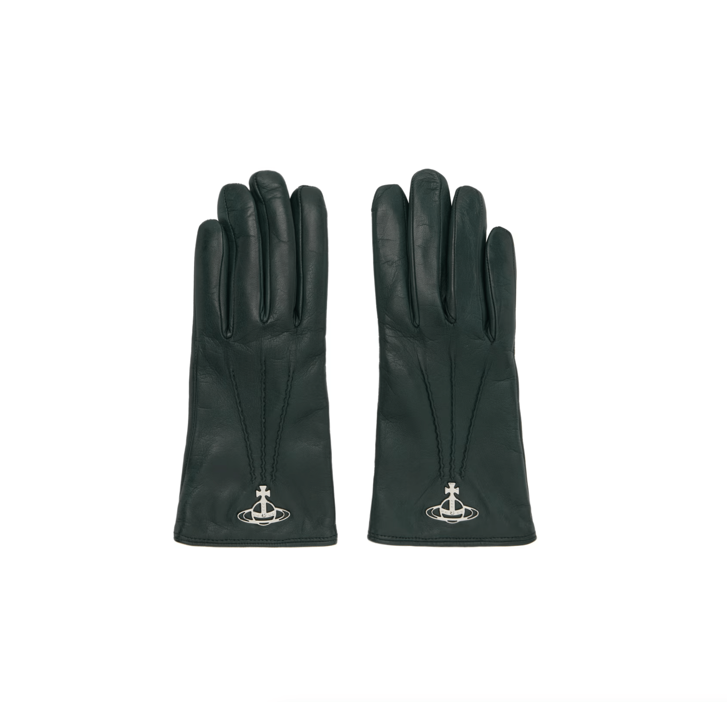Vivienne Westwood VIVIENNE WESTWOOD Black Orb Gloves Size ONE SIZE - 1 Thumbnail