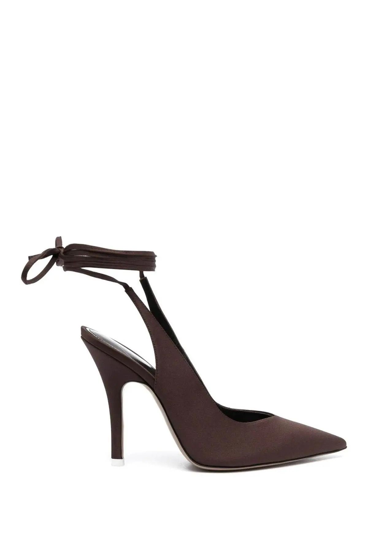 image of The Attico O1S22I1N1223 Venus' Slingback Pumps In Brown Shoes, Women's (Size 9)