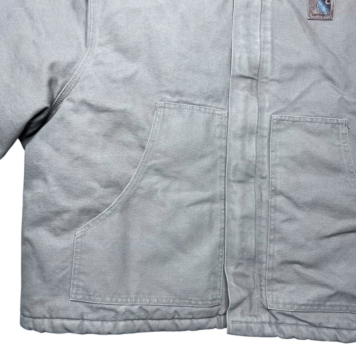 Carhartt × Vintage Vtg 2000s Carhartt J02 Arctic Quilt Lined Tan Canvas Jacket Size US XXL / EU 58 / 5 - 6 Thumbnail