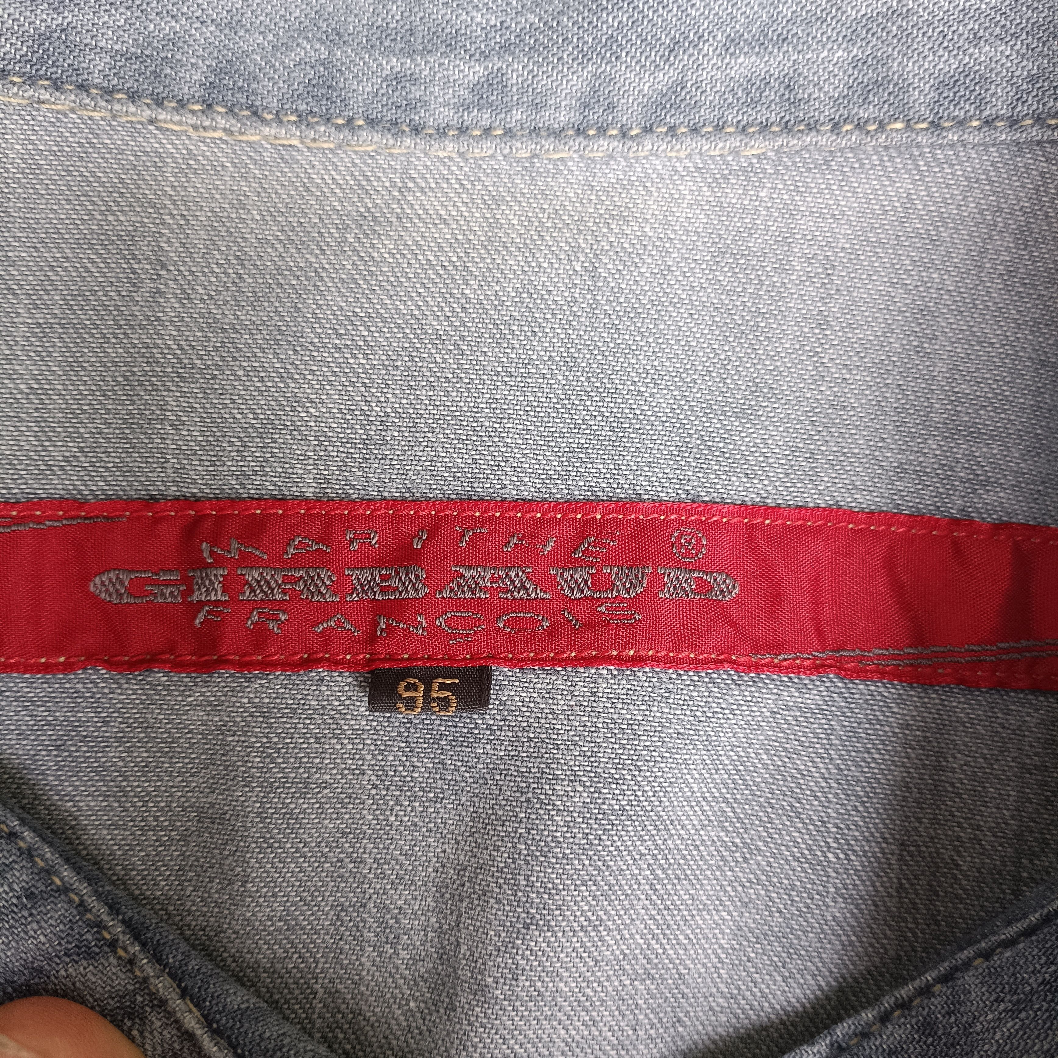 Marithe + Francois Girbaud Vintage MFG Stone Washed Denim Jacket W buckle back Size M / US 6-8 / IT 42-44 - 8 Thumbnail