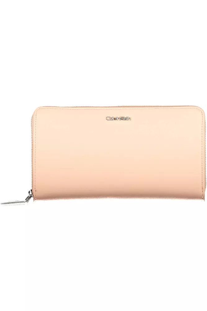 Calvin Klein Pink Polyethylene Women Women's Wallet Size ONE SIZE - 1 Thumbnail