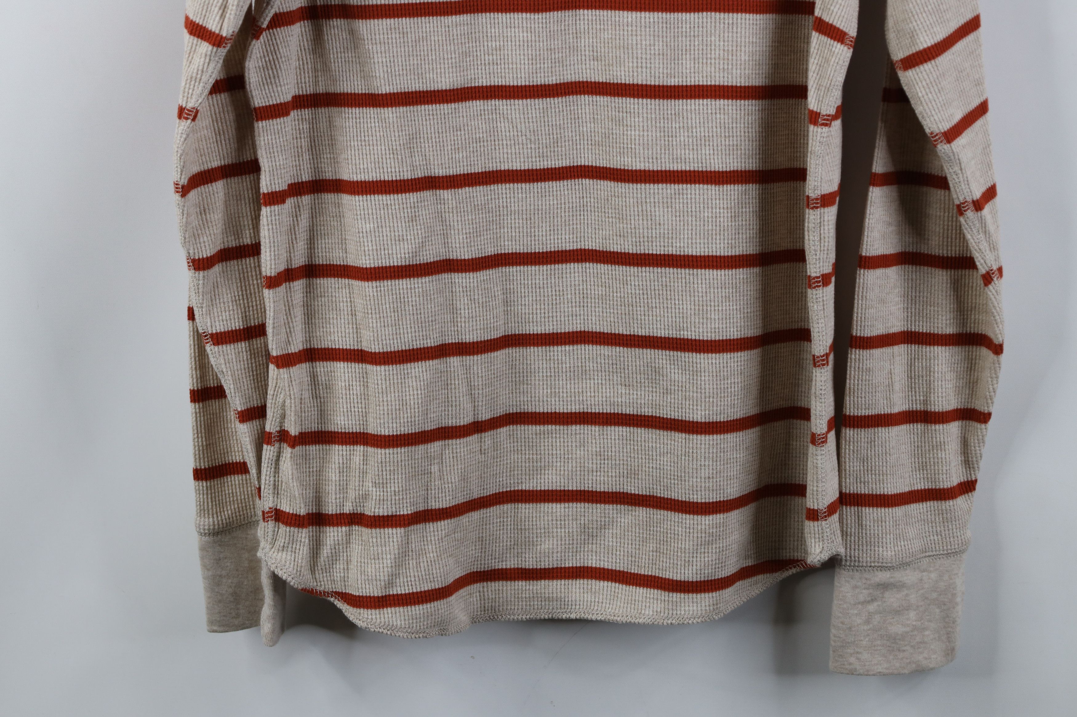 Gap Vintage Y2K Gap Waffle Knit Striped Long Sleeve T-Shirt Size US M / EU 48-50 / 2 - 10 Thumbnail