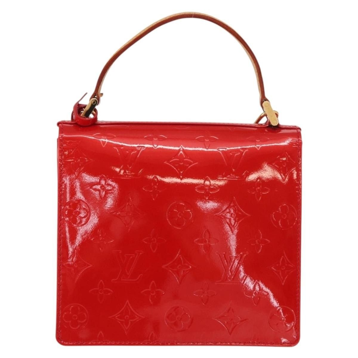 Louis Vuitton Louis Vuitton Monogram Vernis Spring Street Handbag Red Size ONE SIZE - 12 Thumbnail
