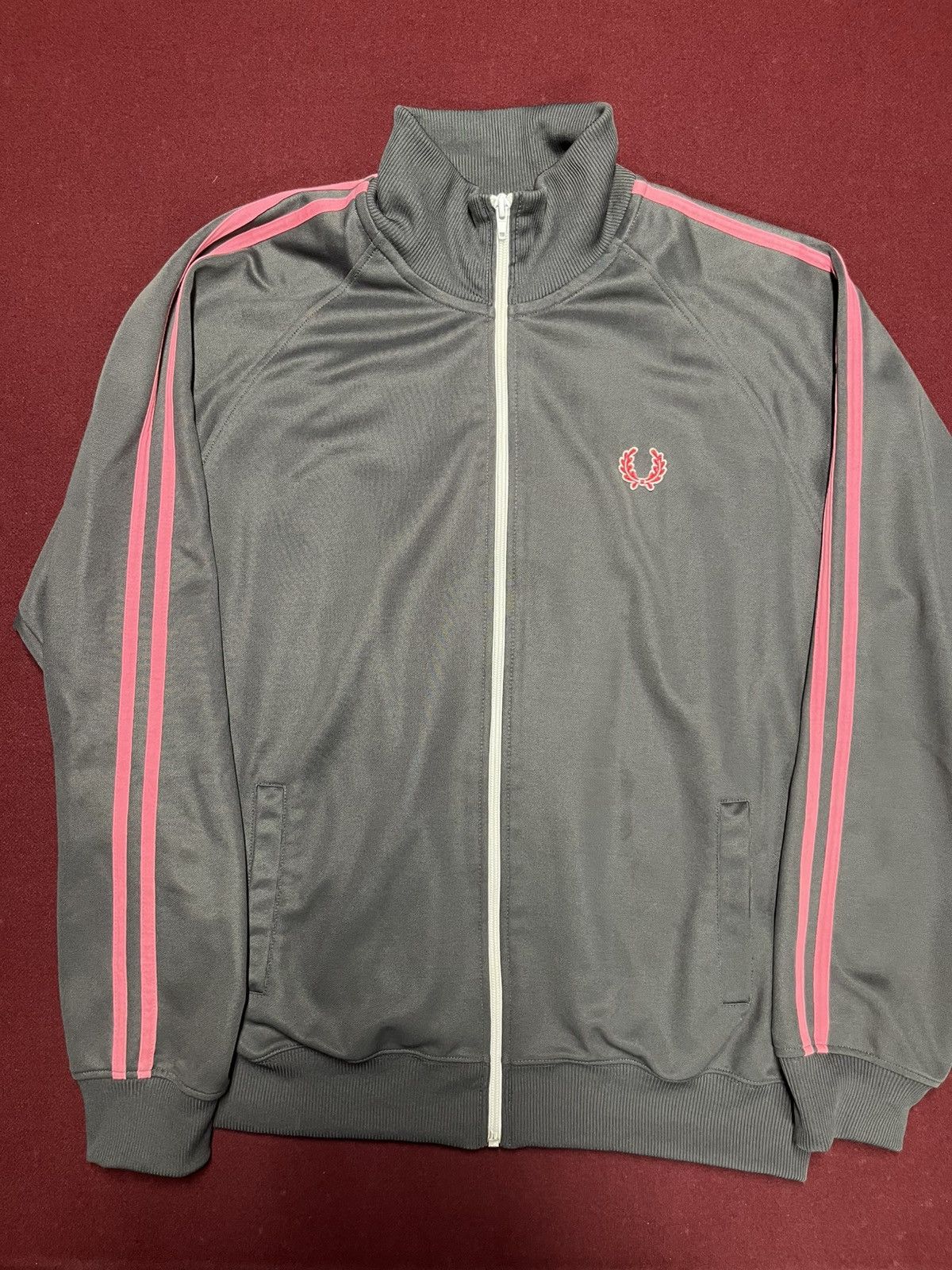 Fred Perry RARE FRED PERRY ZIP UP SWEATER Size US L / EU 52-54 / 3 - 1 Thumbnail