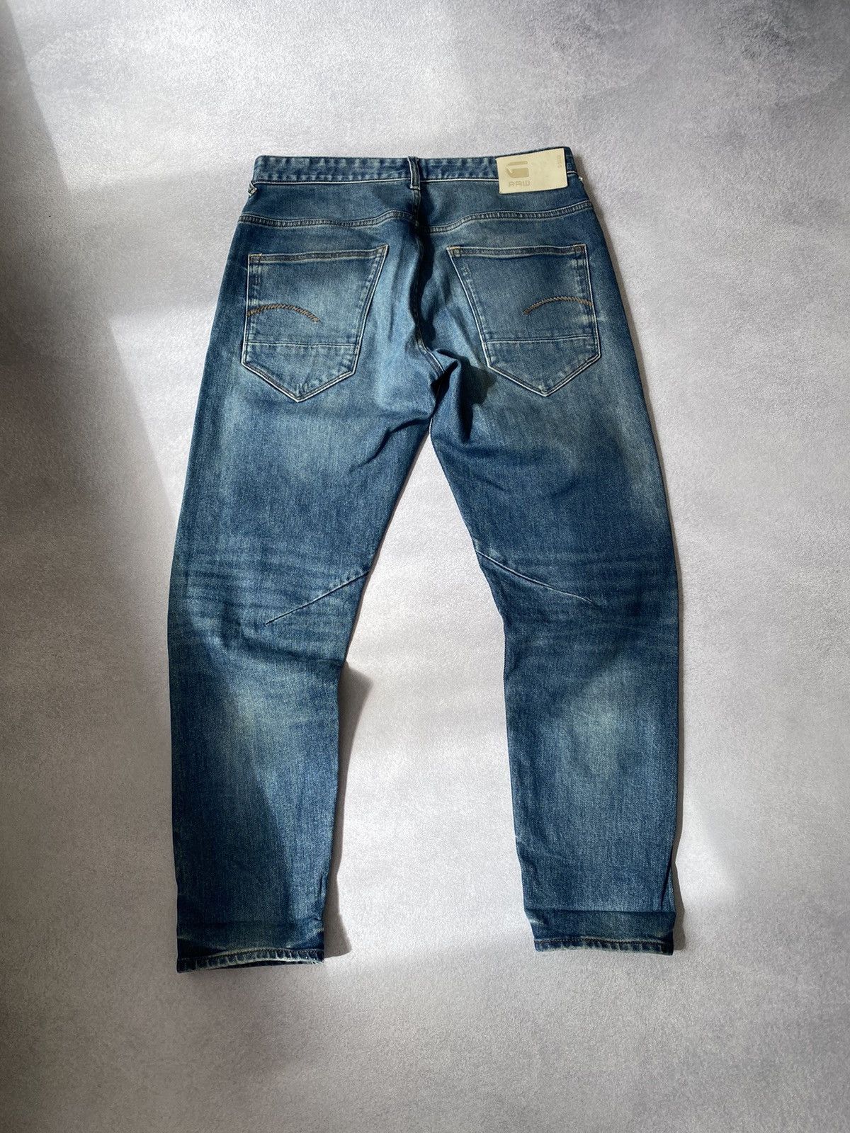 G-Star × Vintage Vintage G Star Raw PatchWork denim blue jeans Size US 33 - 13 Thumbnail