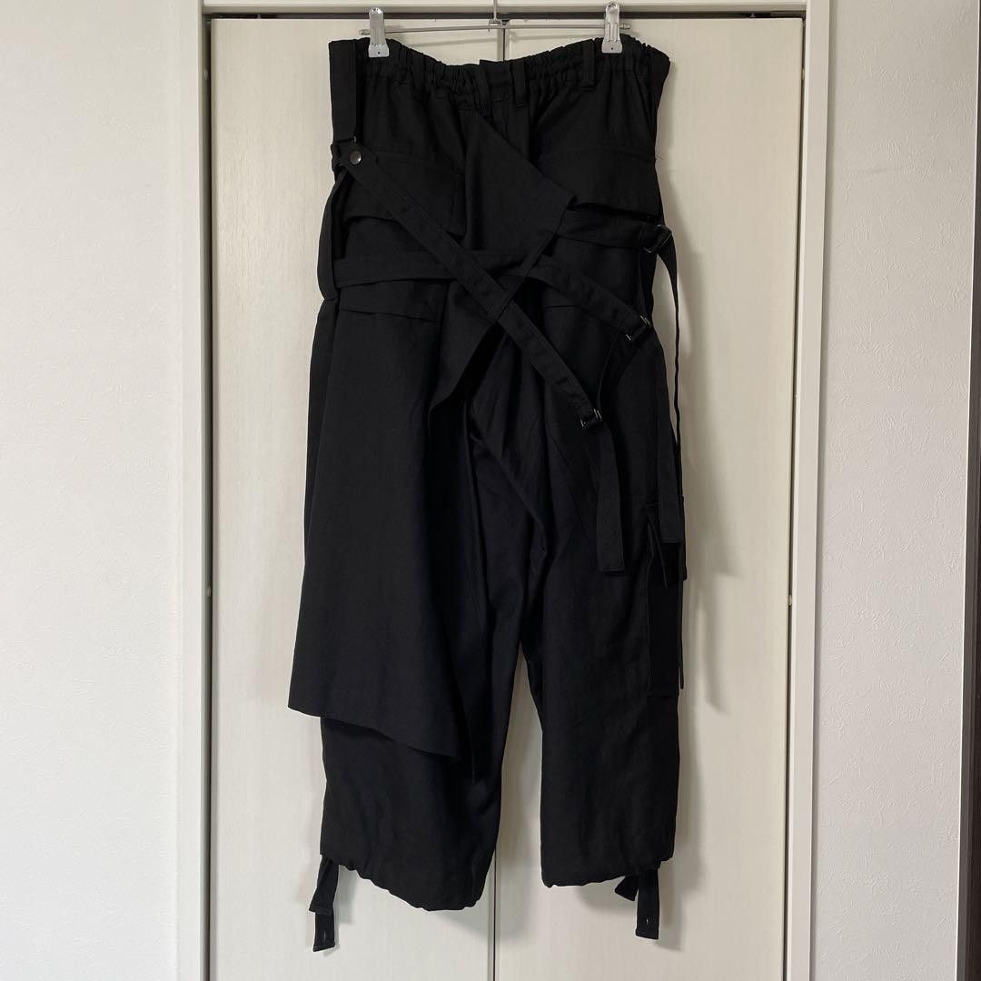 Yohji Yamamoto Pour Homme bontage wool mixed wrap pants Size US 41 - 2 Thumbnail